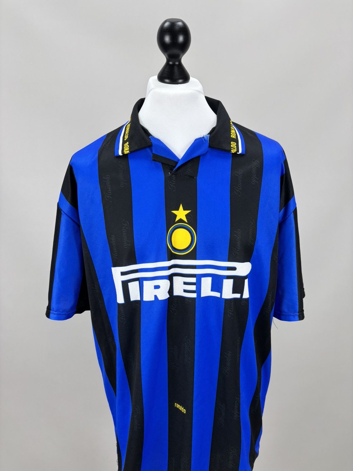 Other Mens t shirt Inter Milan Ronaldo Size L Color Blue Size US L / EU 52-54 / 3 - 2 Thumbnail