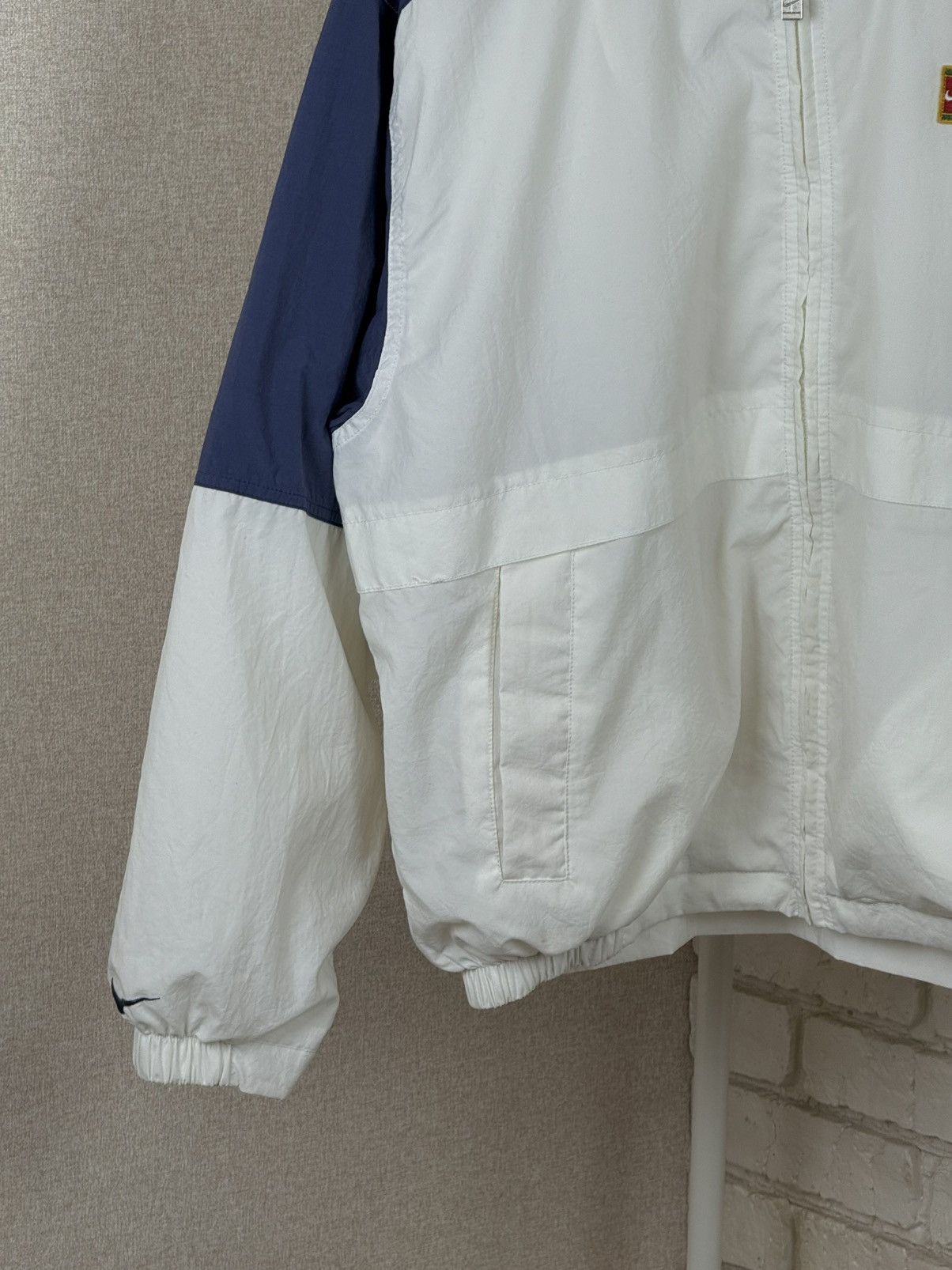 Nike Vintage Nike Challenge Court Mens White Blue Track Jacket Size US M / EU 48-50 / 2 - 4 Thumbnail