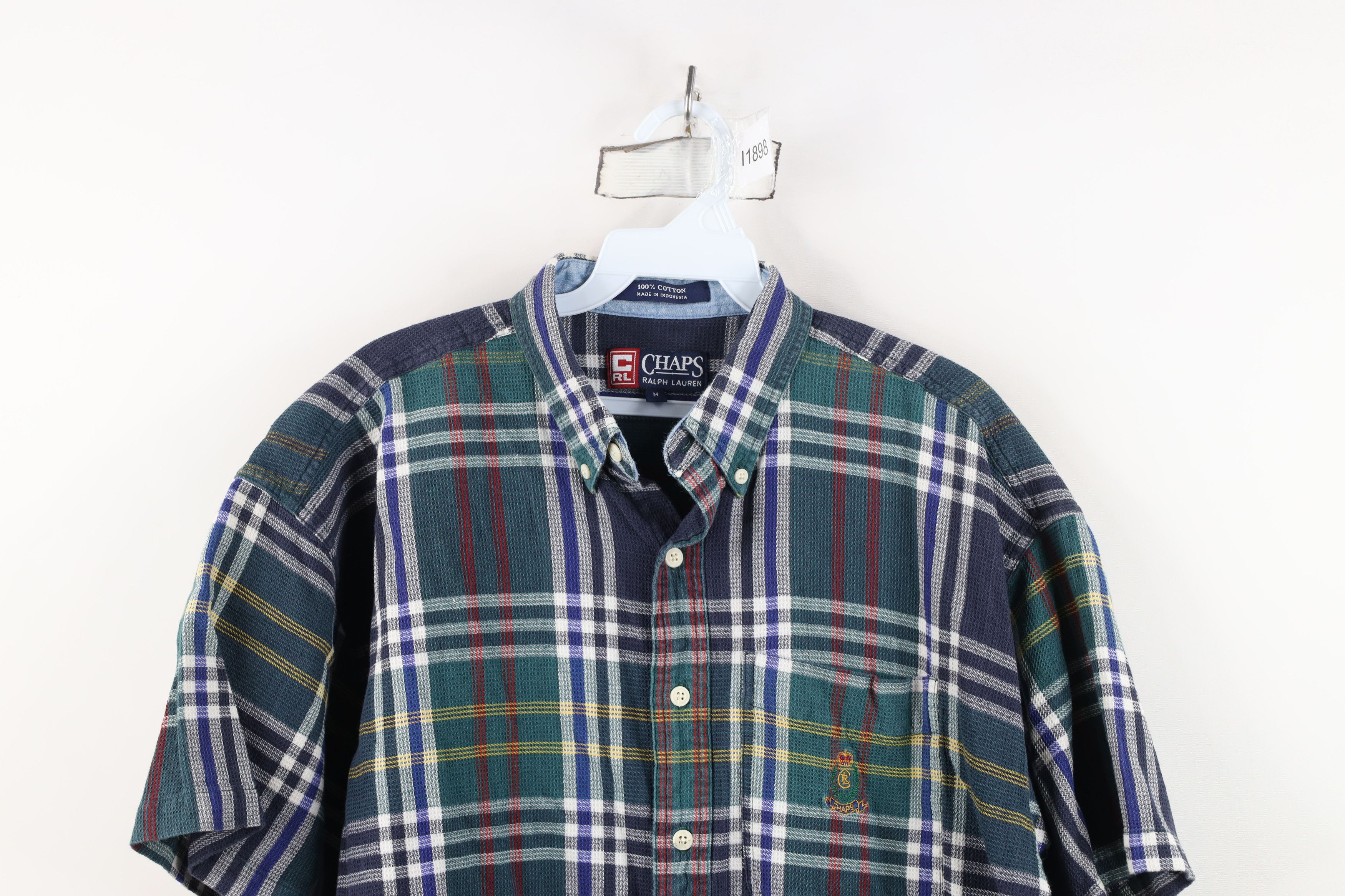 Ralph Lauren Vintage 90s Chaps Ralph Lauren Knit Button Down Shirt Size US M / EU 48-50 / 2 - 2 Thumbnail