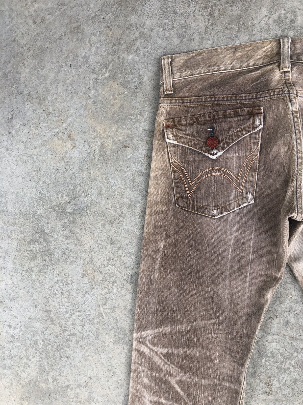 If Six Was Nine Japanese Edwin Flared Jeans Distressed Jeans Size US 32 / EU 48 - 9 Thumbnail