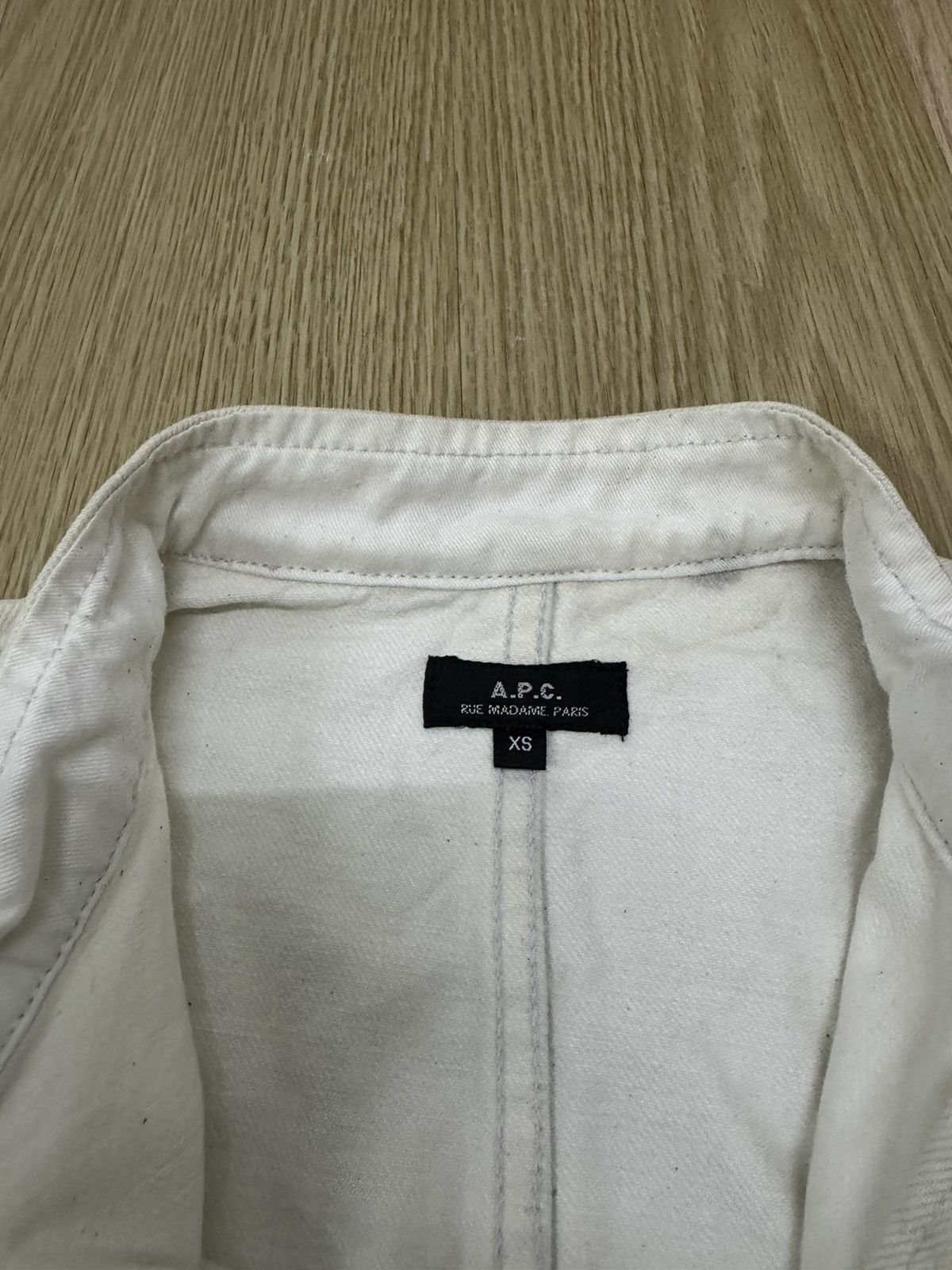 A.P.C. A.P.C white cotton chore jacket Size US XS / EU 42 / 0 - 6 Thumbnail