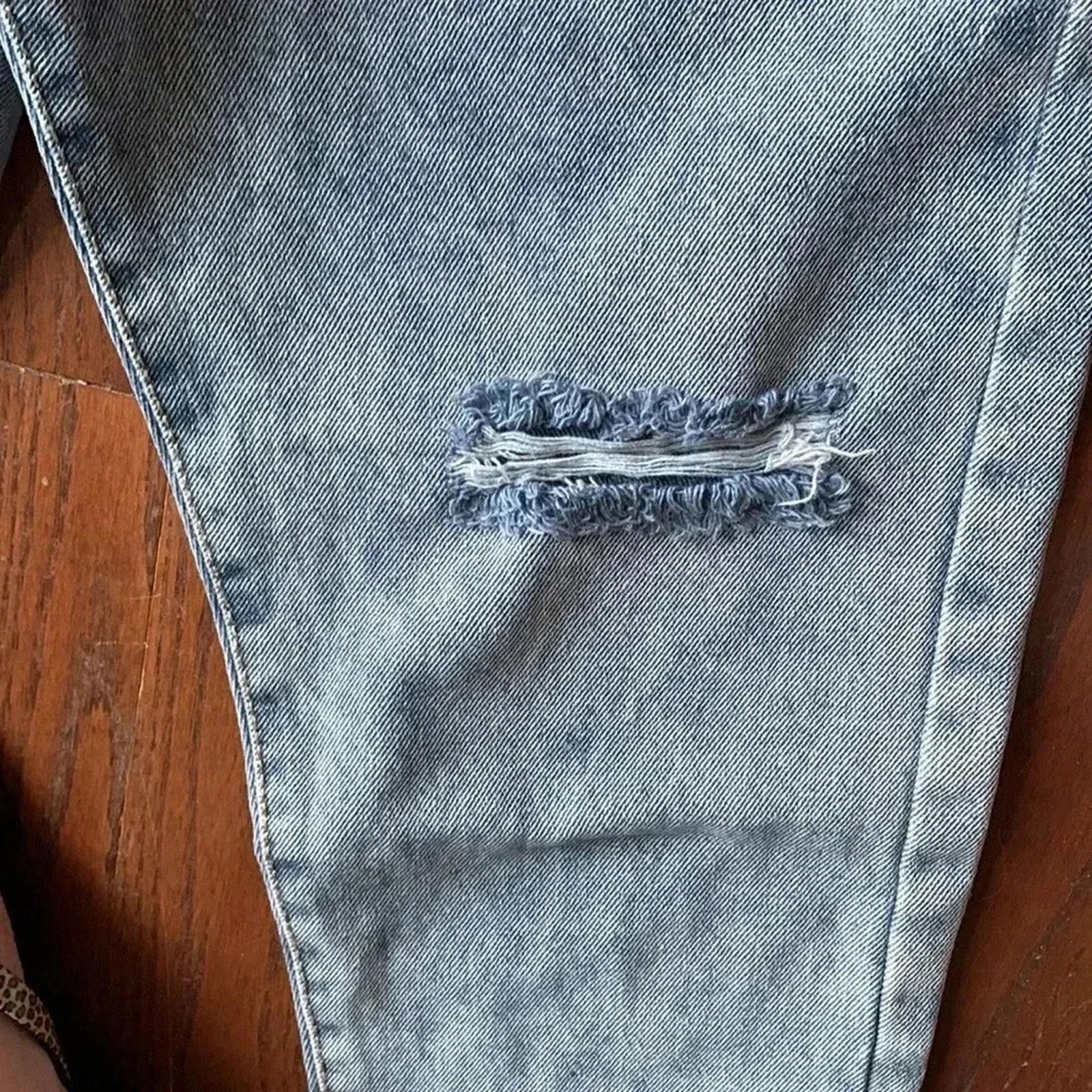 Designer Distressed blue jeans Size 30" / US 8 / IT 44 - 4 Thumbnail