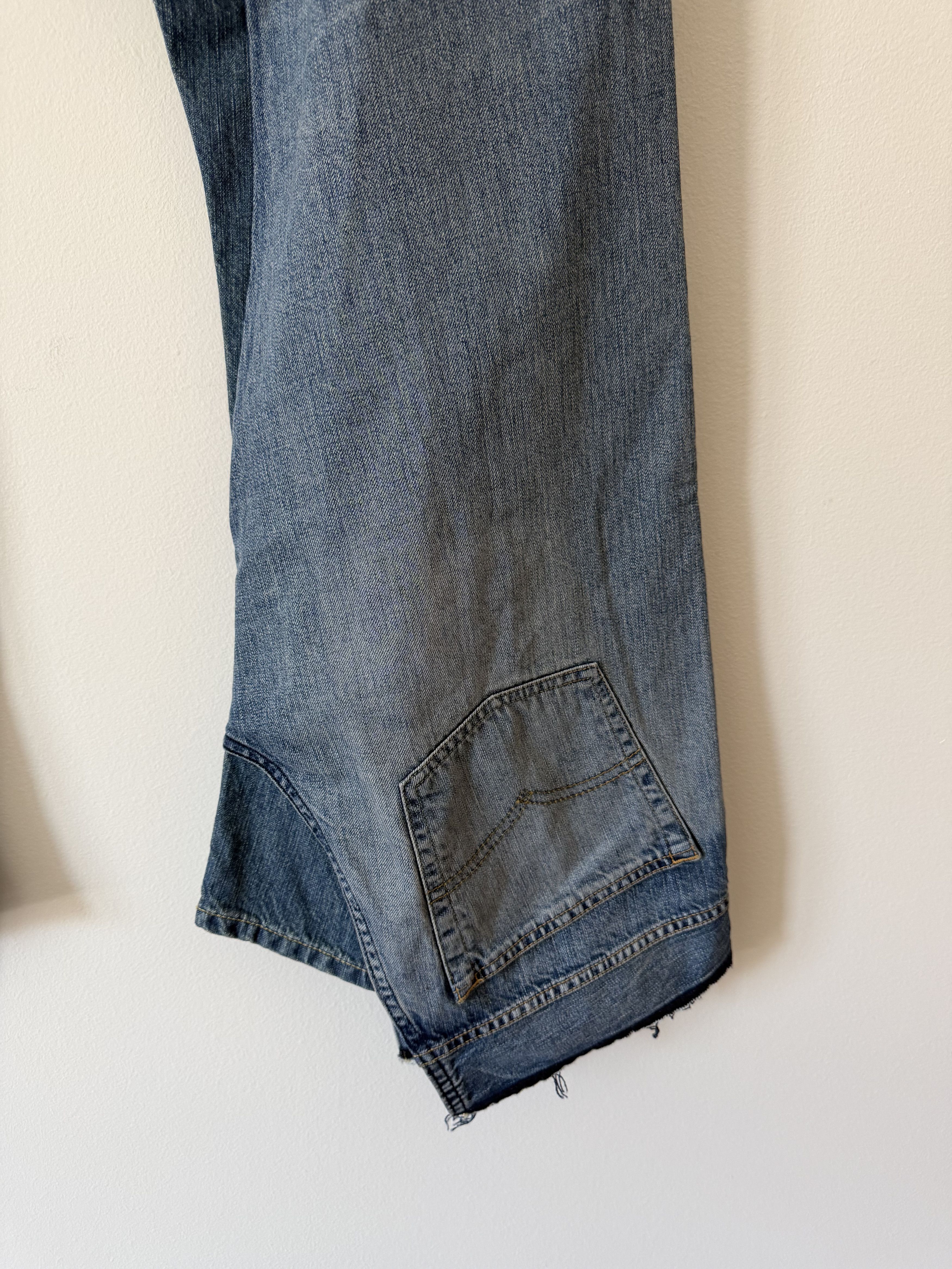 Junya Watanabe × Levi's Junya Watanbe Levi's Inkjet Name Berberjin Denim Jeans Size US 32 / EU 48 - 9 Thumbnail