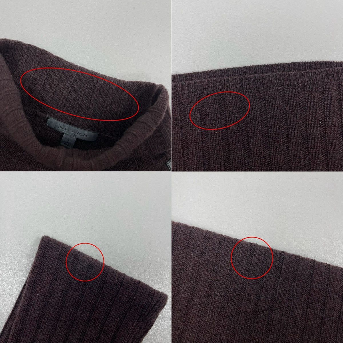 John Varvatos John Varvatos Wool/Cashmere Turtle Neck FA15 Sweater Brown Size US L / EU 52-54 / 3 - 9 Thumbnail