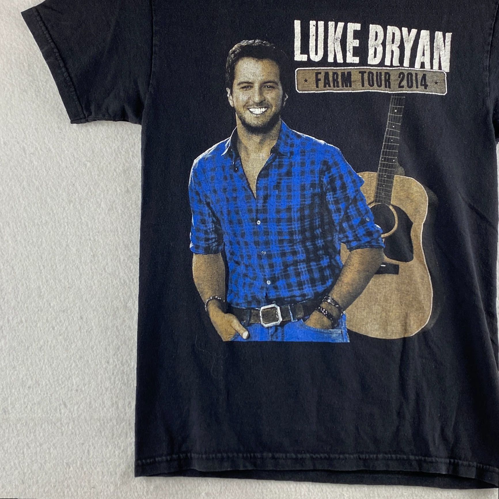 Doublet Luke Bryan Farm Tour Shirt Mens Small S Black 2014 Double-Sided Graphic T-Shirt Size US S / EU 44-46 / 1 - 5 Thumbnail