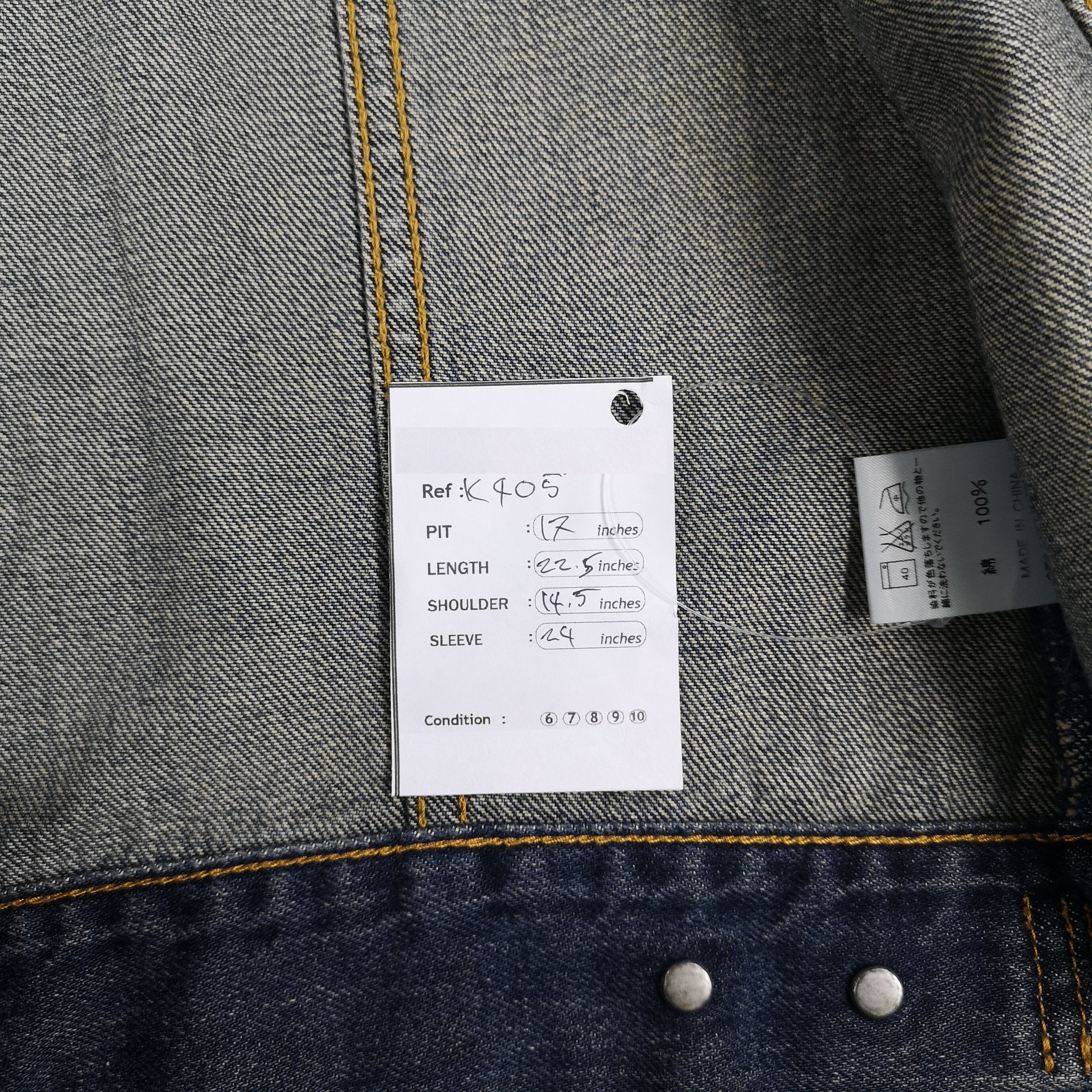 Edwin Vintage Edwin Faded Blue Denim Trucker Jacket Size US XS / EU 42 / 0 - 7 Thumbnail