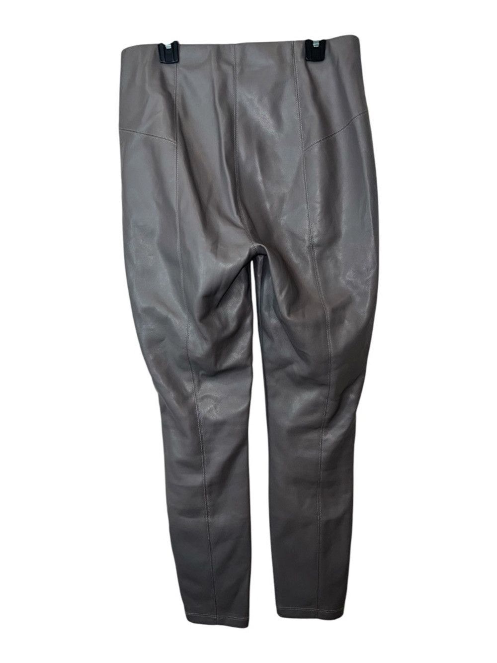 Other Marc New York Andrew Marc Faux Leather Pants Gray Slim Fit Size 28" / US 6 / IT 42 - 2 Thumbnail