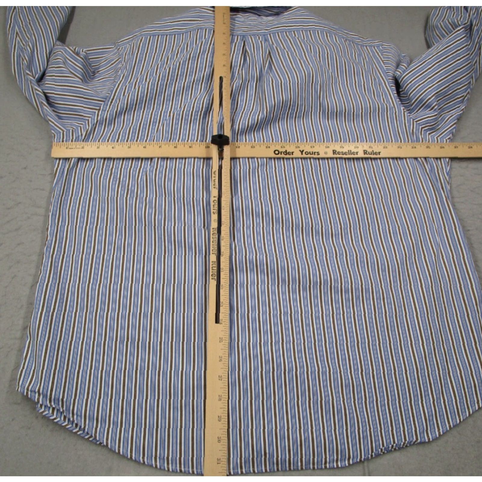 Ralph Lauren VINTAGE Ralph Lauren Men's Button-Up Shirt 2XL Long Sleeve Blue Cotton Classic Nautical Preppy Size US XXL / EU 58 / 5 - 4 Thumbnail