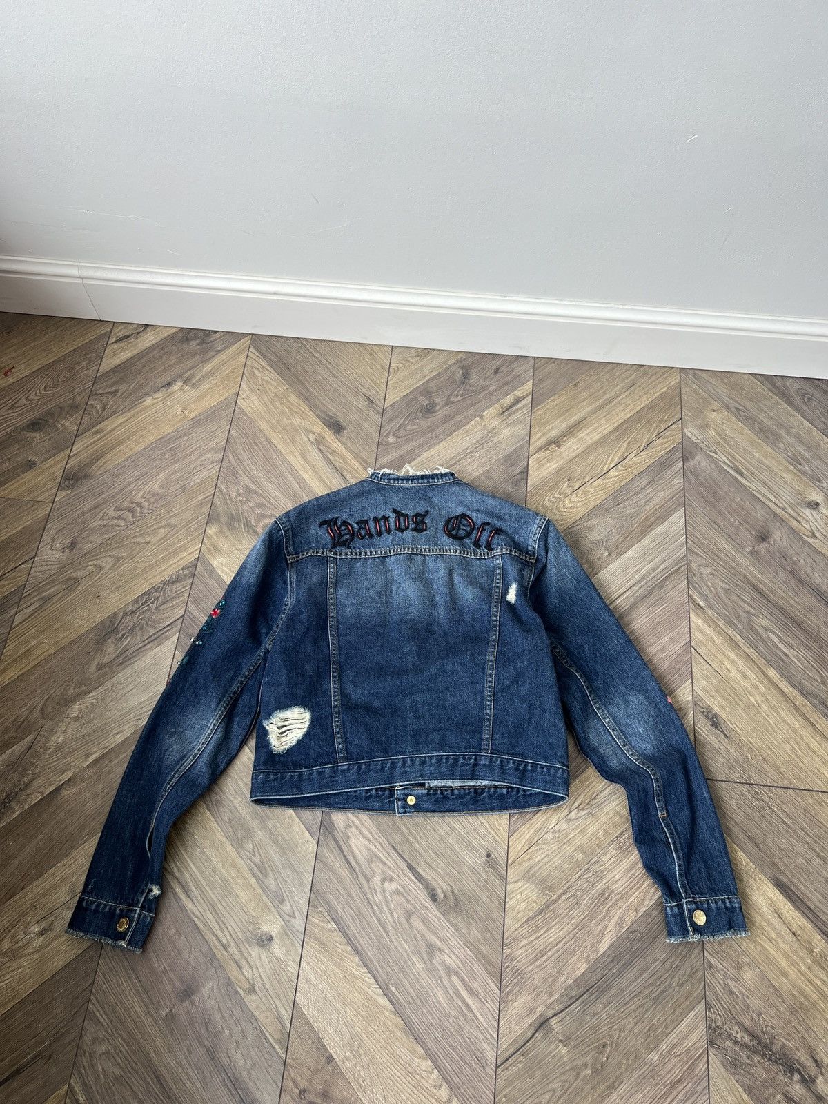 Juicy Couture Vintage RARE Juicy Couture Black Label Denim Jacket Size XS / US 0-2 / IT 36-38 - 13 Thumbnail