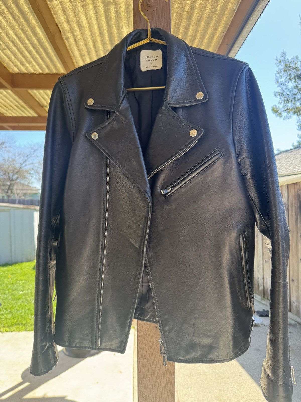 Japanese Brand United tokyo Leather jacket Size US S / EU 44-46 / 1 - 1 Thumbnail