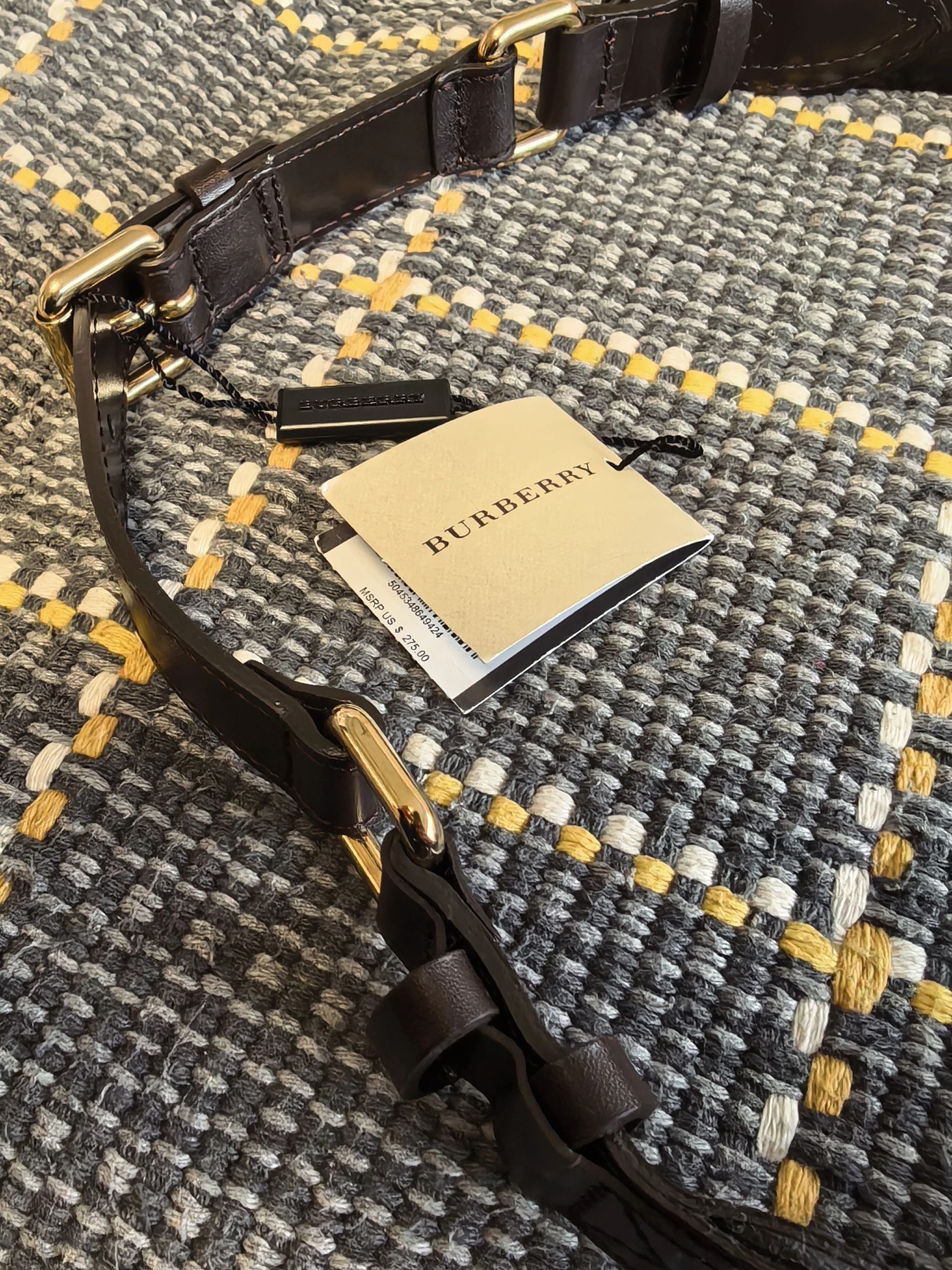 Burberry Burberry Women's Horseferry Logo Belt New With Tags Size ONE SIZE - 7 Thumbnail