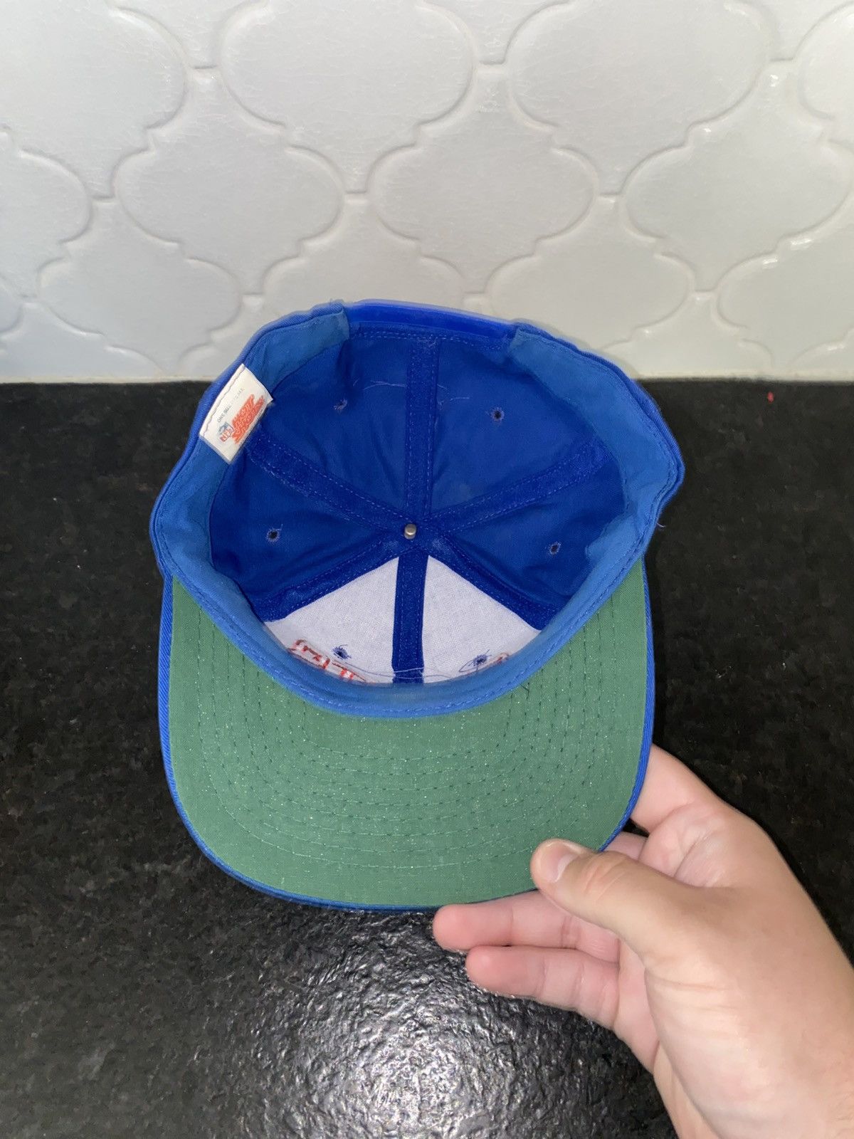NFL Vintage 90s New york giants caricature snapback Size ONE SIZE - 3 Thumbnail