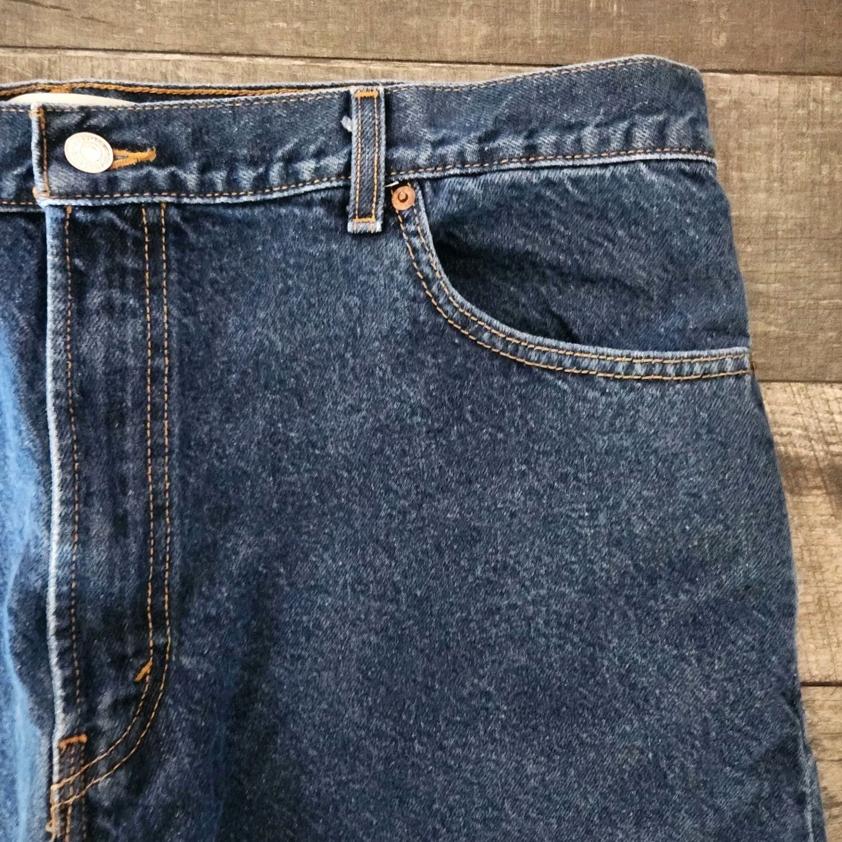 Levi's Levi's 517 Jeans Mens 40x32 Blue Bootcut Medium Wash Western Denim Cowboy Y2K Size US 40 / EU 56 - 4 Thumbnail