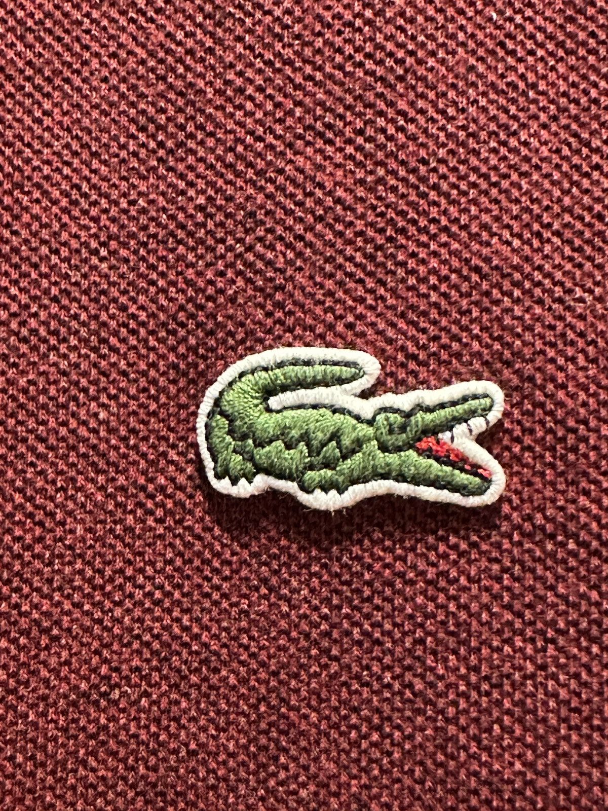 Lacoste Lacoste Slim Fit Polo Bordeaux Marl Medium Size US M / EU 48-50 / 2 - 3 Thumbnail