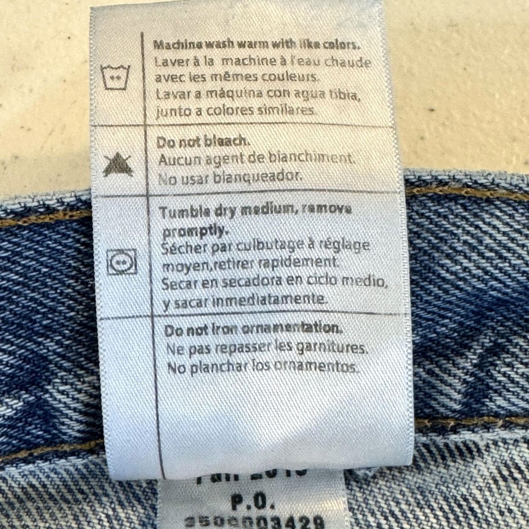 Carhartt Carhartt Jeans Mens Blue 38x36 Relaxed Fit Straight Leg Denim Pants B460-LVB Size US 38 / EU 54 - 6 Thumbnail