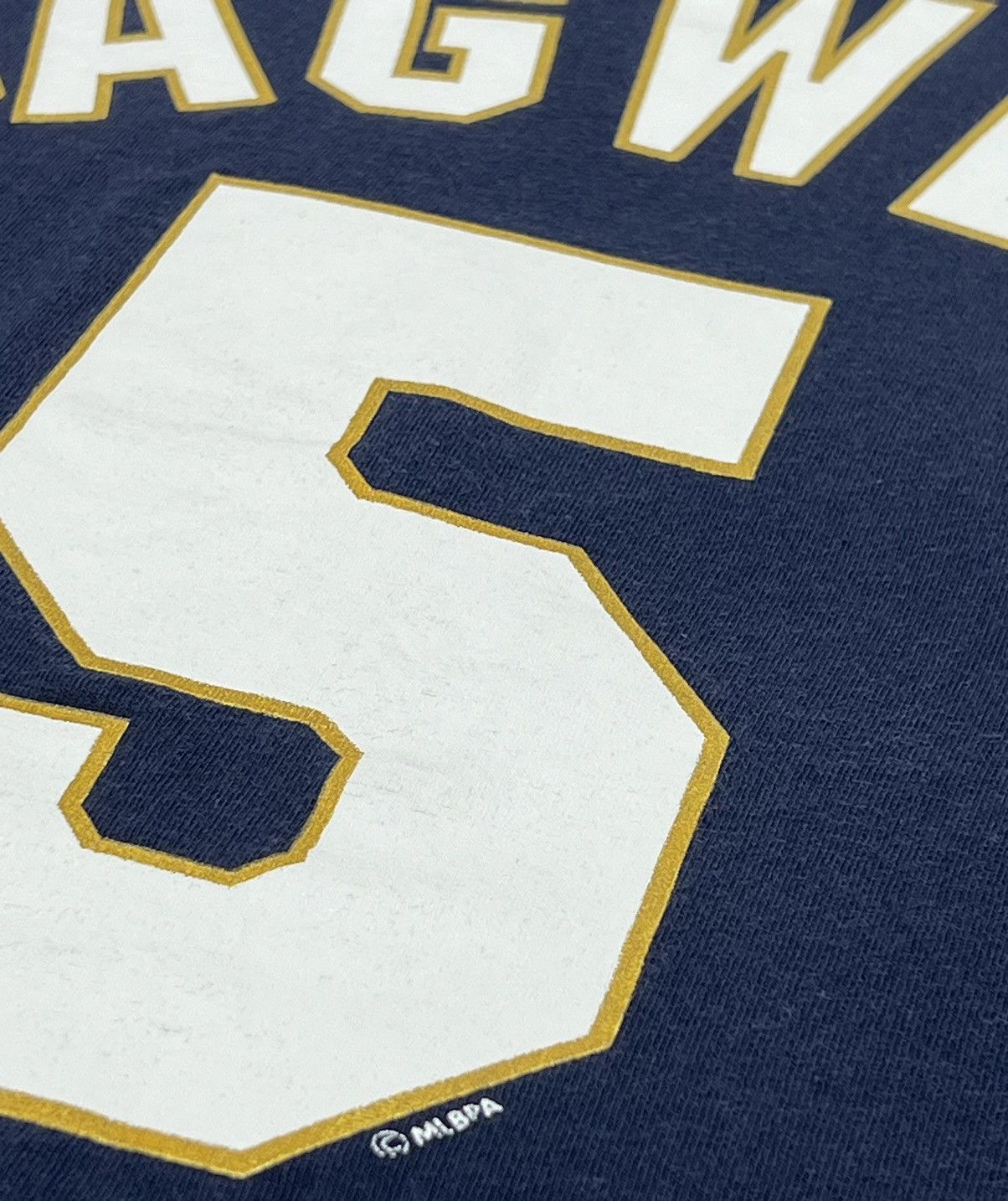 MLB × Majestic × Vintage 90s Vintage MLB Houston Astros Jeff Bagwell tee Size US M / EU 48-50 / 2 - 6 Thumbnail
