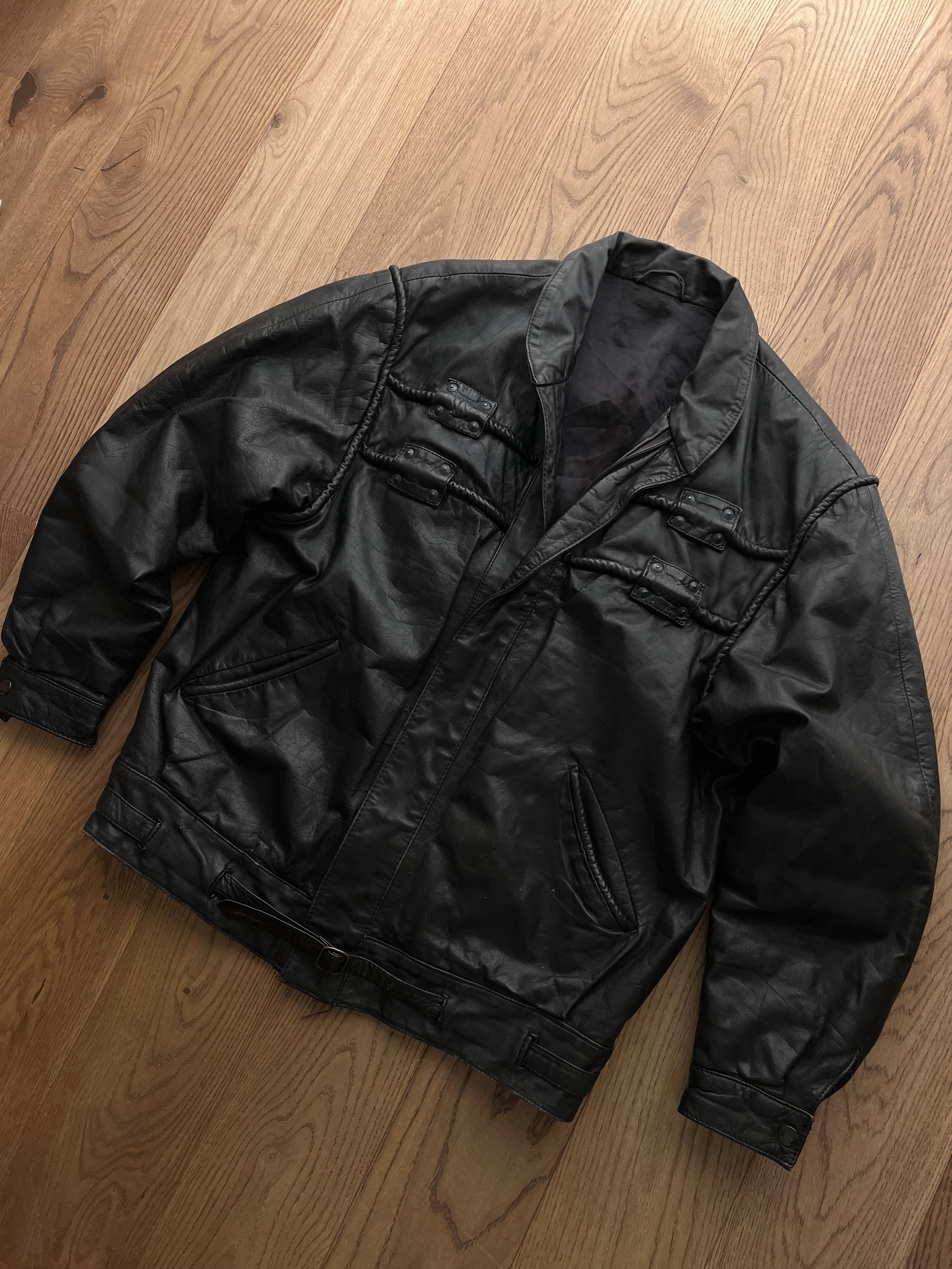 Hysteric Glamour Archive Schott Avirex type leather bomber jacket boxy baggy Size US M / EU 48-50 / 2 - 7 Thumbnail