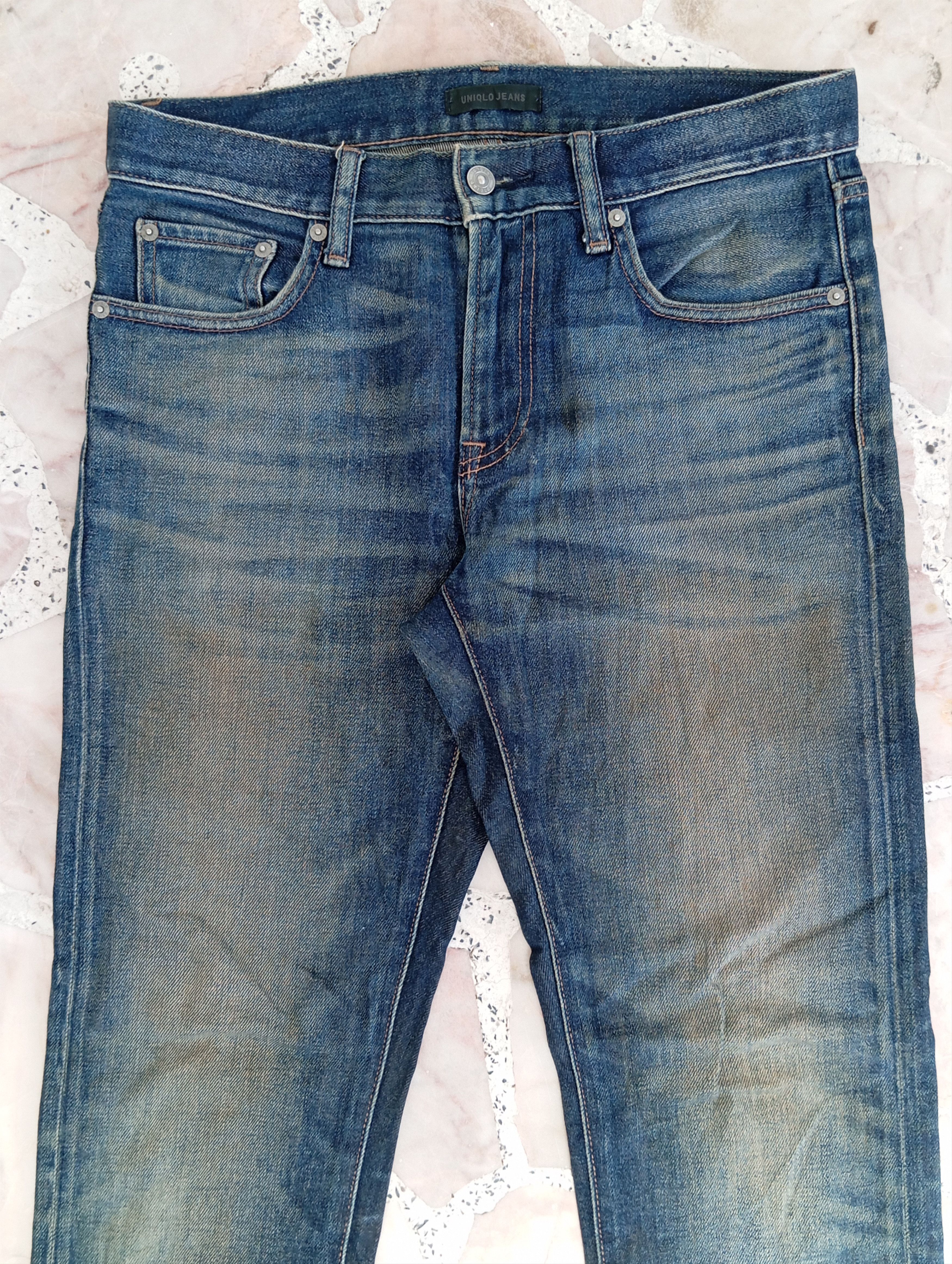 Japanese Brand × Uniqlo Uniqlo Denim Beautiful Colourway Size US 33 - 2 Thumbnail