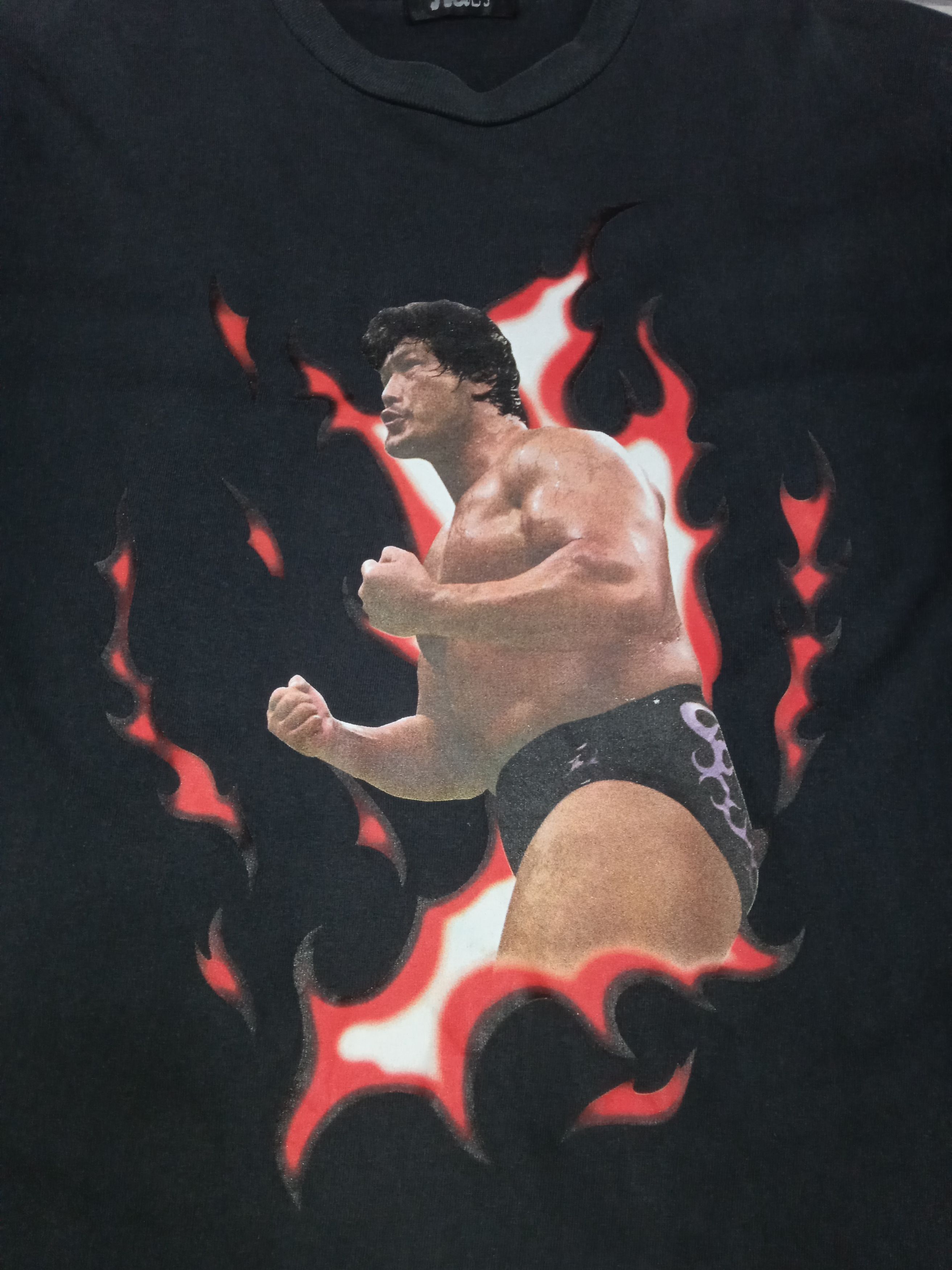 WWF Vintage 00s Pro Wrestling Noah Kenta Kobashi T Shirt Size US M / EU 48-50 / 2 - 4 Thumbnail