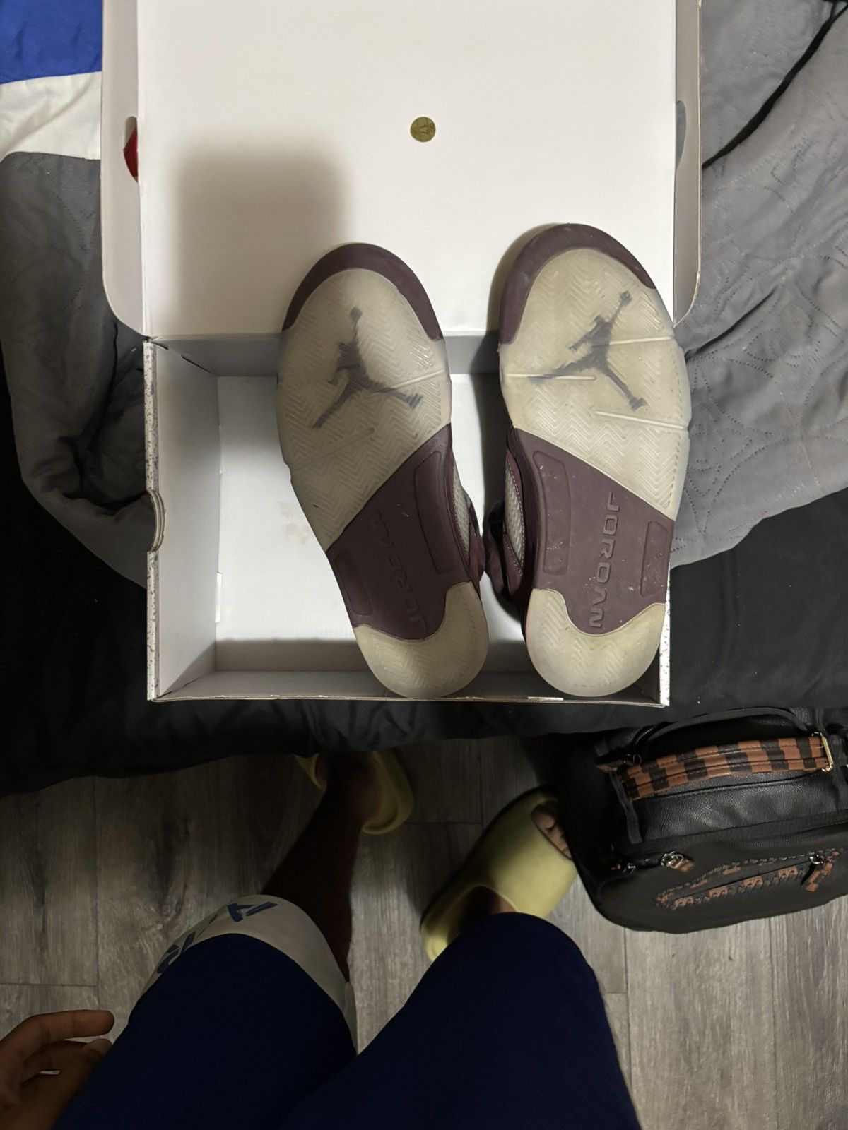 Jordan Brand Jordan 5 Burgundy size 8 Mens Size US 8 / EU 41 - 4 Thumbnail