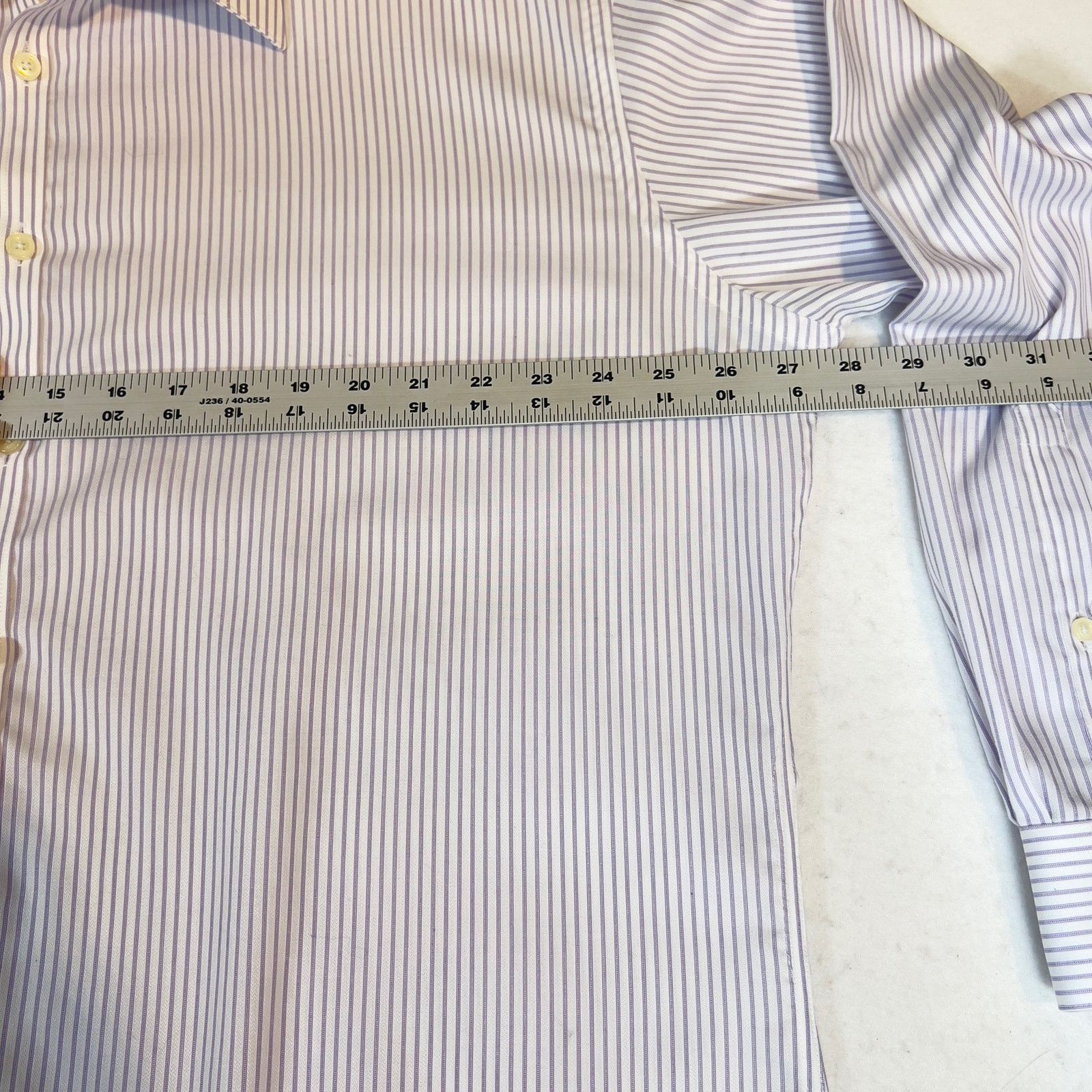 Other Jhane Barnes Button Dress Shirt Men's 18 34/35 Slim Fit Size US L / EU 52-54 / 3 - 7 Thumbnail
