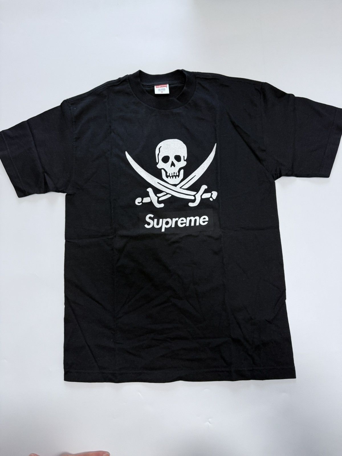 Burberry × Supreme Supreme x Burberry Box Logo Tee Black