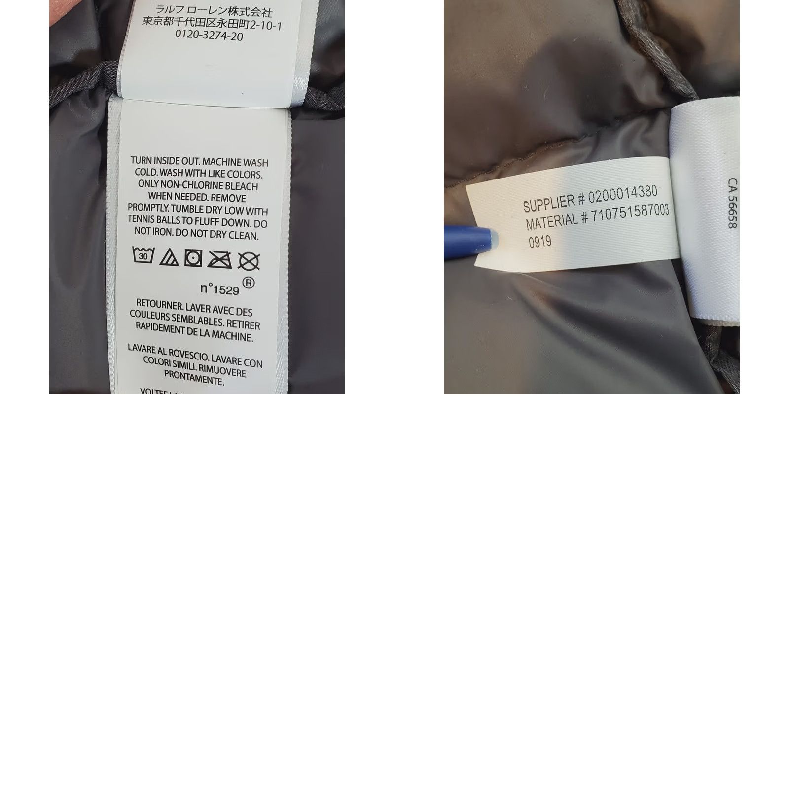 Polo Ralph Lauren Polo Ralph Lauren Vest Big & Tall Packable Quilted Down Gray Heather Mens XXL / 2XL Quilted Down Vest Size US XXL / EU 58 / 5 - 9 Thumbnail