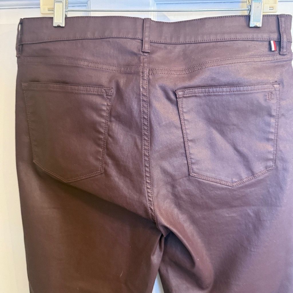 Tommy Hilfiger Women's Tommy Hilfiger waxed Pants Size 14 Brown Size 36" / US 14 / IT 50 - 8 Thumbnail