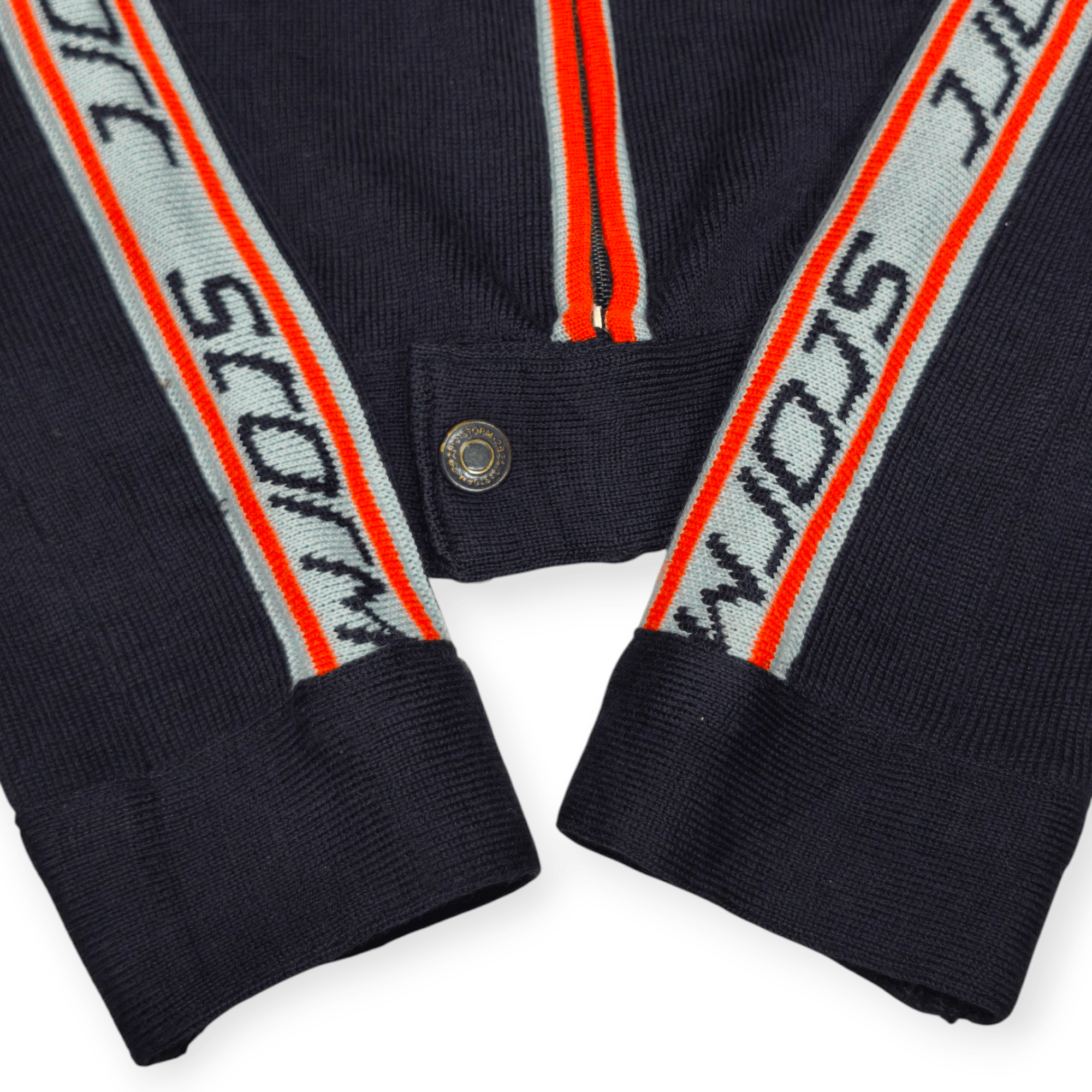 Beauty Beast 292513=Storm Storm Sport Wool Zip Knit Cropped Jacket 90s Size XS / US 0-2 / IT 36-38 - 3 Thumbnail