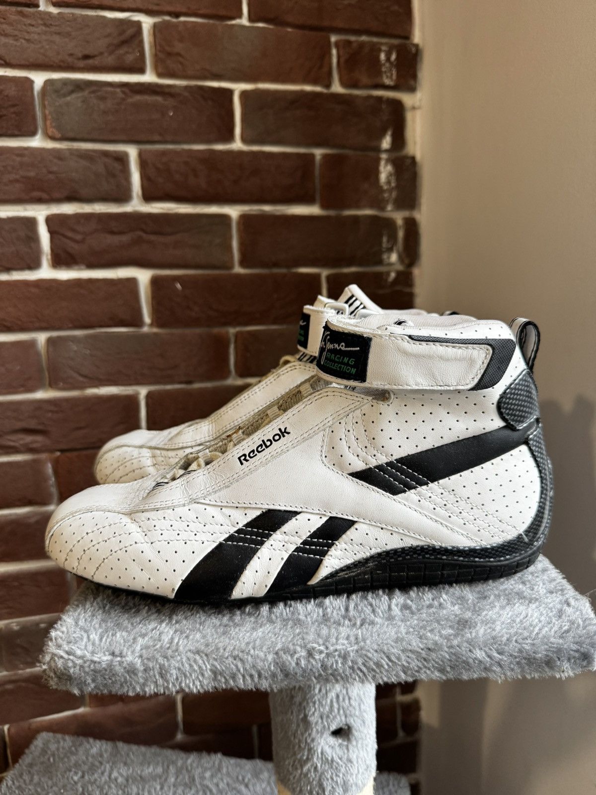 Puma Vintage Puma x Ayrton Senna Racing High Top Sneakers Shoes Size US 6.5 / IT 36.5 - 2 Thumbnail