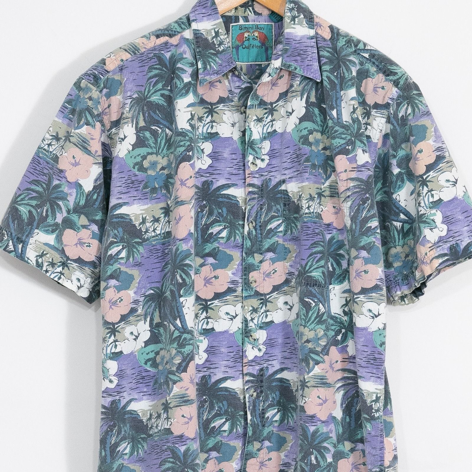 Vintage Vintage Bimini Bay Floral Hawaiian Button Up Shirt Large Size US L / EU 52-54 / 3 - 2 Thumbnail