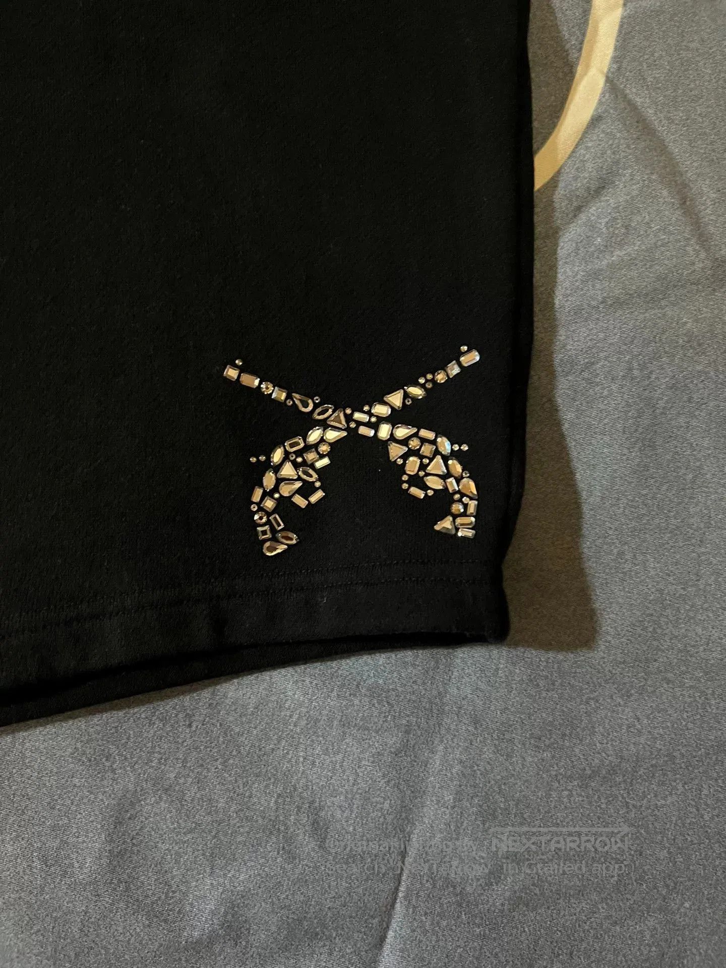 Roar Roar Classic Rhinestone Sporty Shorts. Size US 26 / EU 42 - 2 Thumbnail