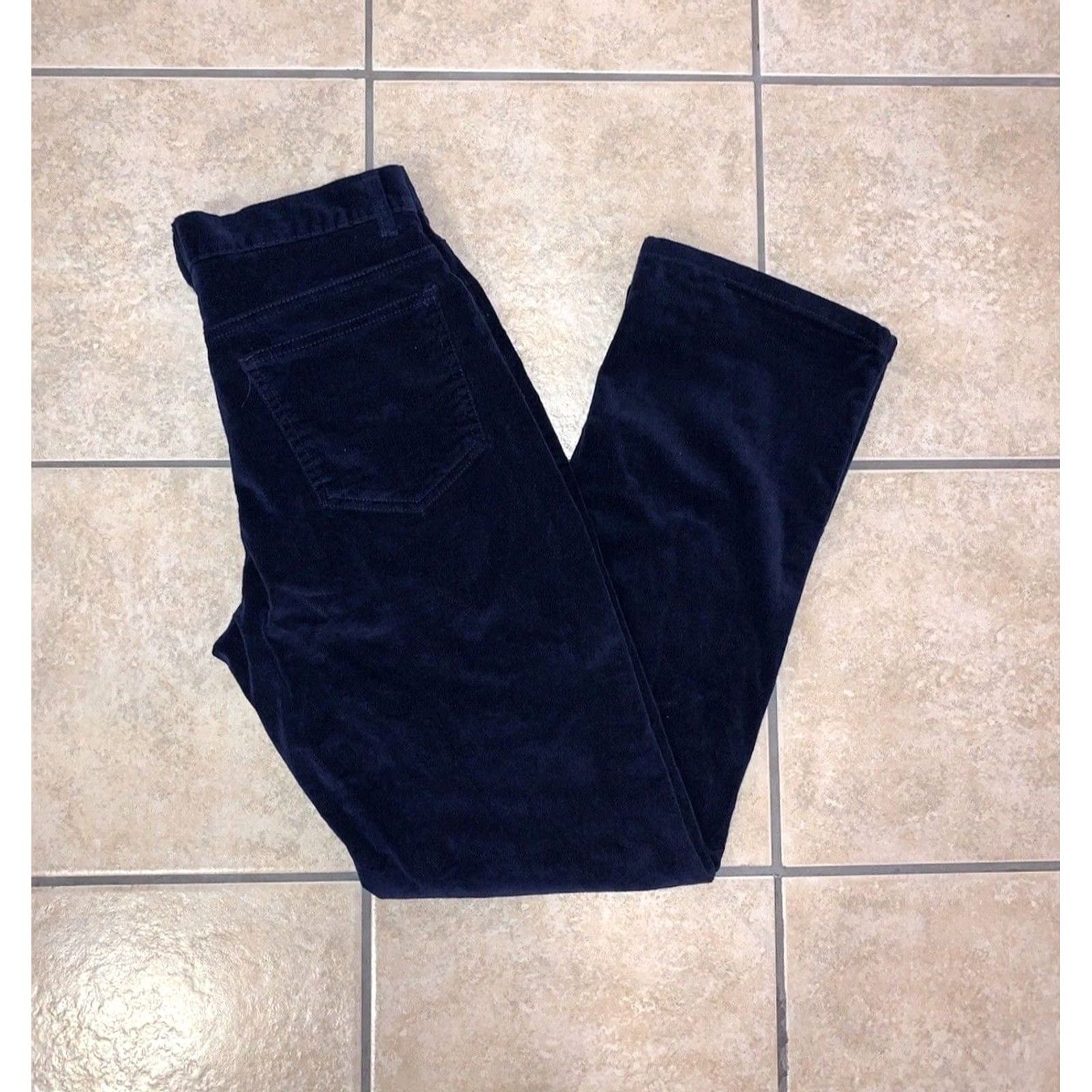 Vintage VINTAGE Generra Clothing Company Navy Corduroy Straight Pants 29x30 Womens 9 XS? Size 30" / US 8 / IT 44 - 2 Thumbnail
