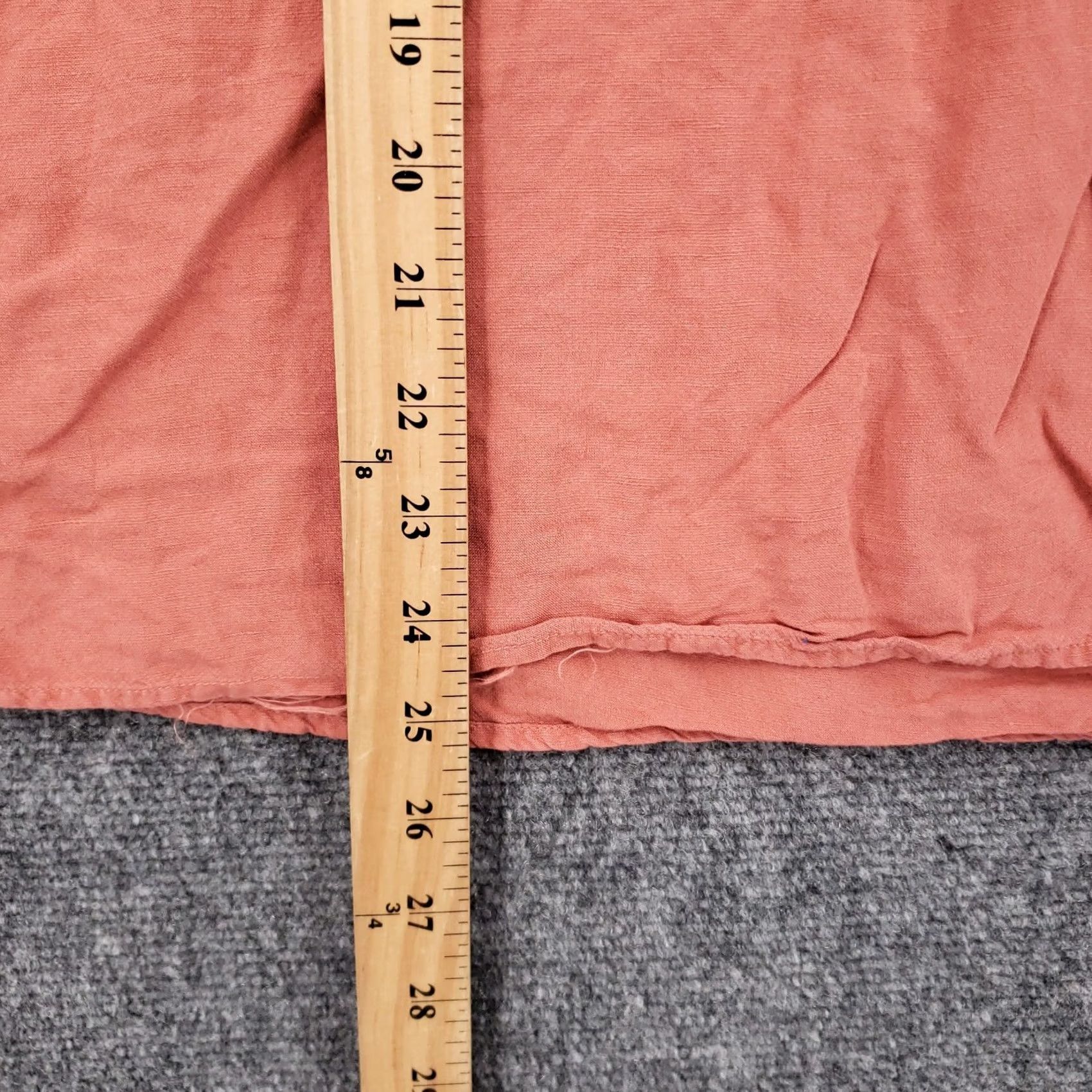 Uniqlo Uniqlo Blouse Womens S Small Orange V Neck Sleeveless Popover Linen Casual Top Size S / US 4 / IT 40 - 4 Thumbnail