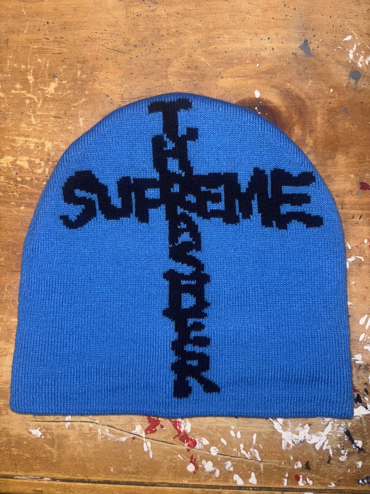 Supreme Thrasher Earflap Beanie (FW24) - $44