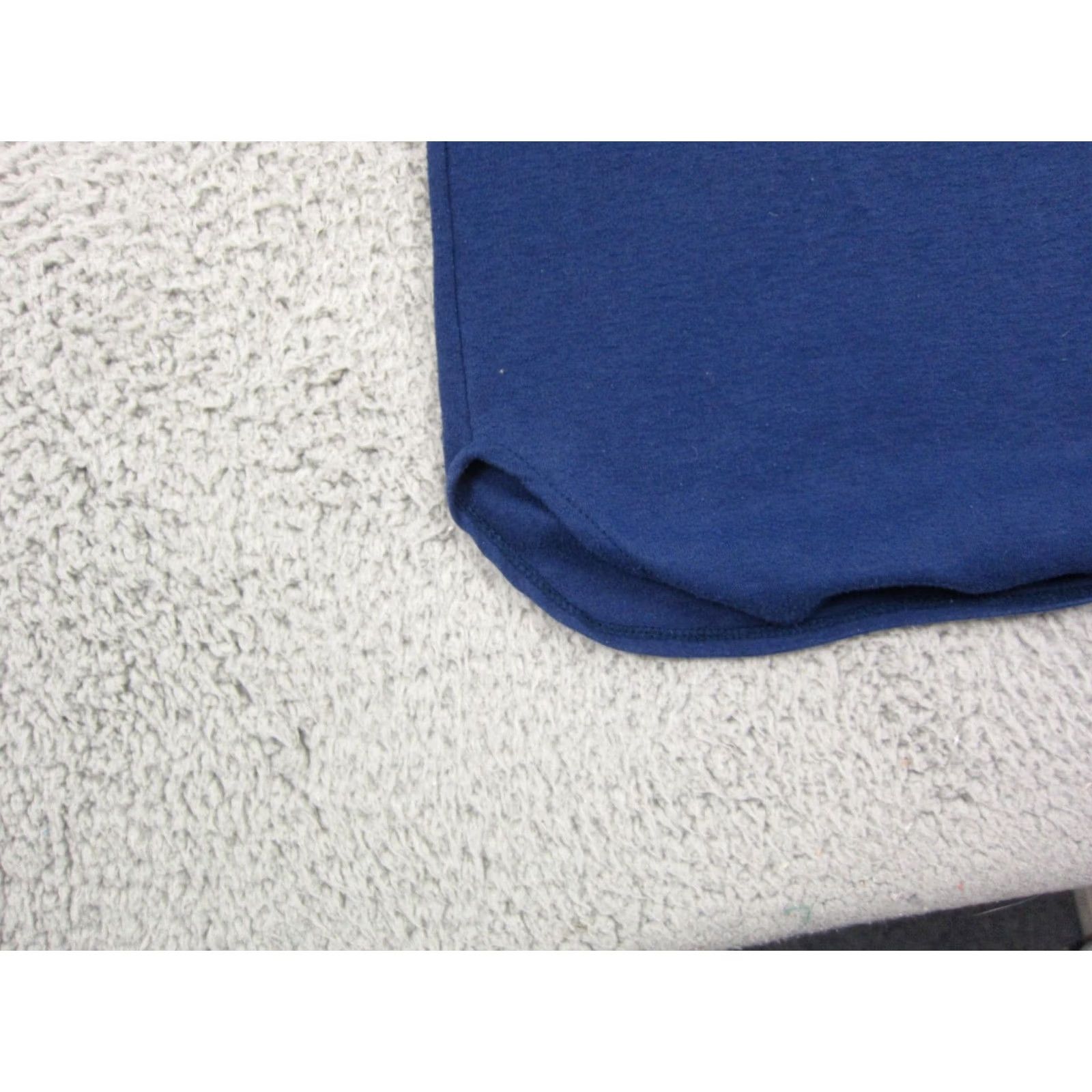 Vintage Astorone Shirt Womens M Blue T-Shirt V-Neck Roll Tab Sleeve Vintage 3/4 Sleeve Casual Basic Classic Preppy Size M / US 6-8 / IT 42-44 - 6 Thumbnail