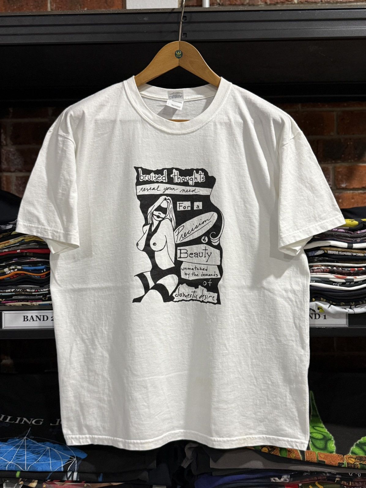 Vintage Vintage Bruised Thoughts Nekad Girl Tee Size US L / EU 52-54 / 3 - 2 Thumbnail