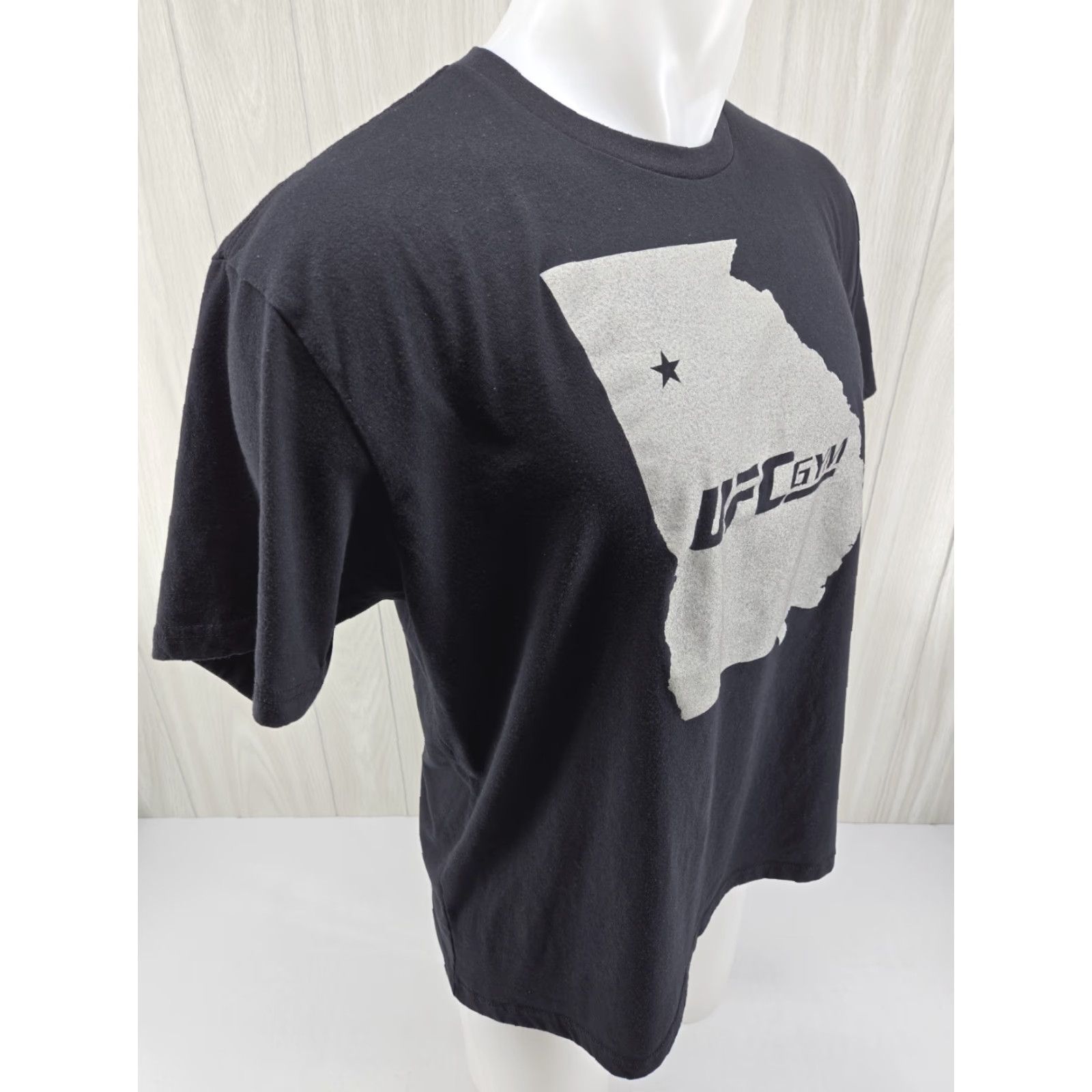 Next Level UFC Gym Perimeter Georgia T-Shirt Black Size XL Men Crew Neck Short Sleeve Logo Cotton Next Level Size US XL / EU 56 / 4 - 7 Thumbnail