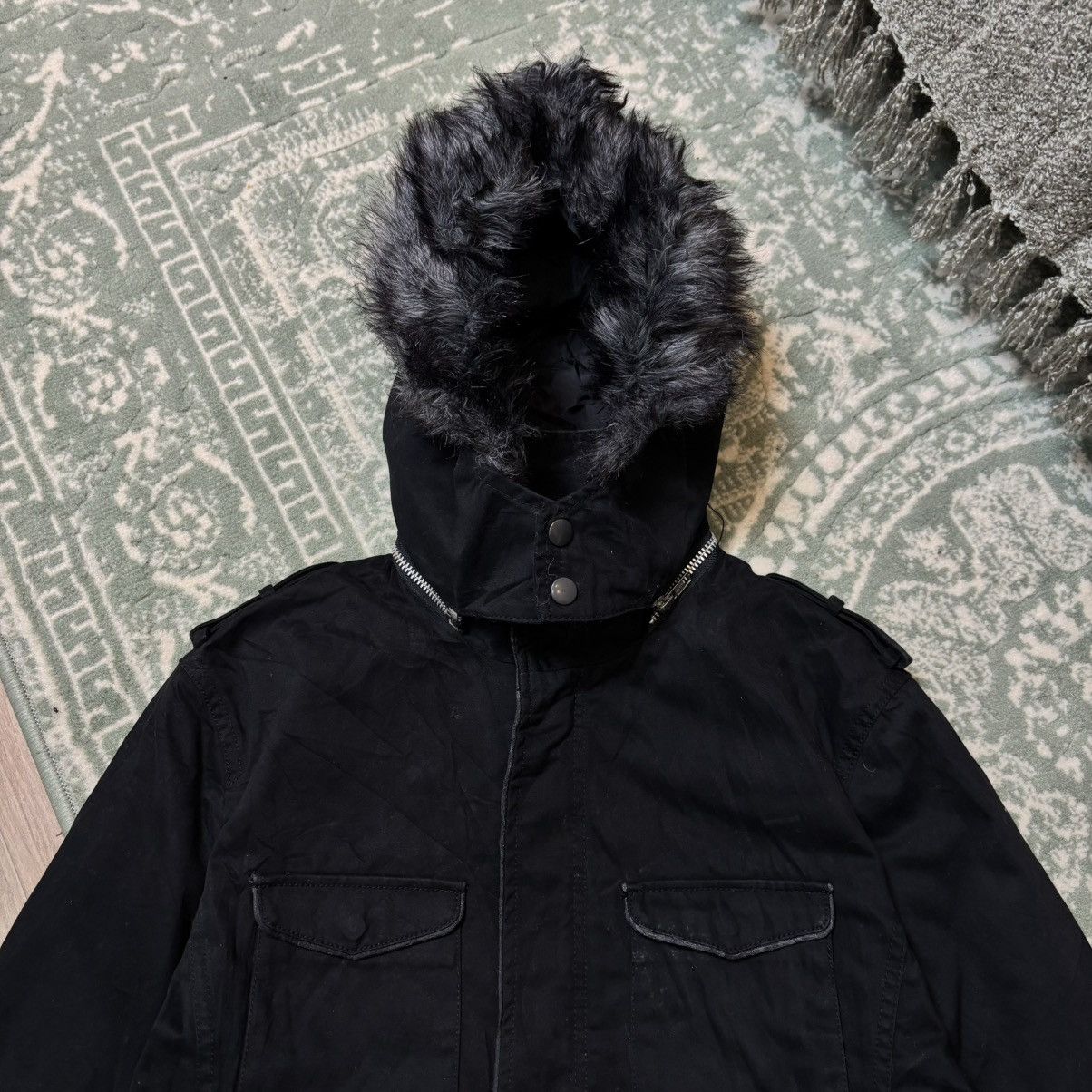Comme Ca Ism × If Six Was Nine × Le Grande Bleu (L.G.B.) Comme ca ism Fur jacket IfSixWasNine LGB Style Size US L / EU 52-54 / 3 - 5 Thumbnail