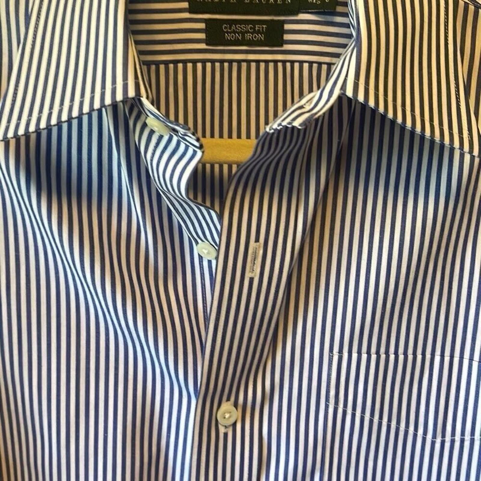 Lauren Ralph Lauren Men’s Ralph Lauren classic fit non-iron dress shirt size 15 Size 36R - 3 Thumbnail