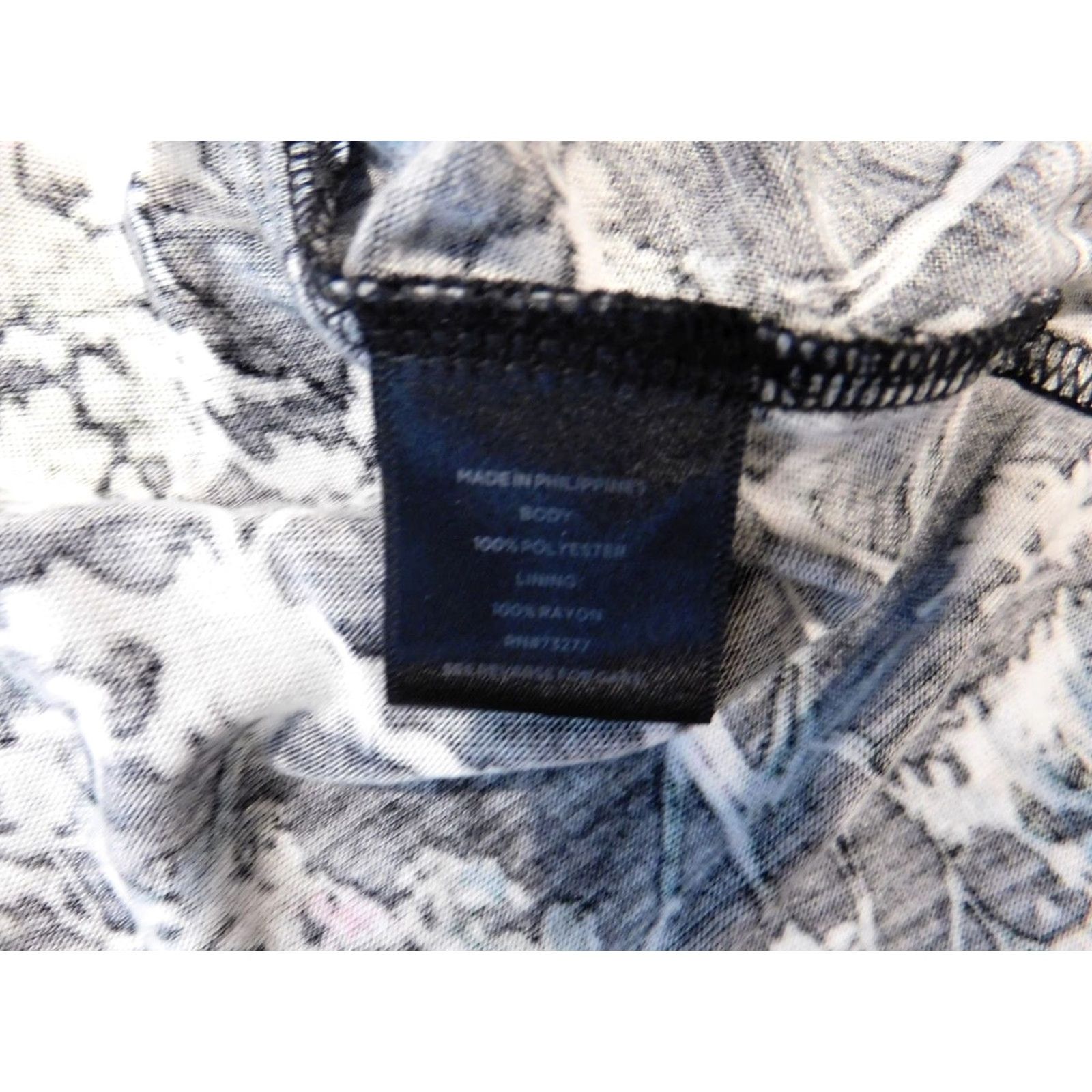 Vintage Simply Vera Vera Wang Blouse S Womens Black Floral Pullover Short Sleeve Collared Pullover Top Regular Stretch Button Casual Shirt Size S / US 4 / IT 40 - 7 Thumbnail