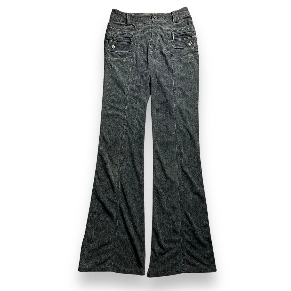 If Six Was Nine 🇯🇵 JAPANESE BRAND FLARE JEANS Size 28" / US 6 / IT 42 - 1 Thumbnail