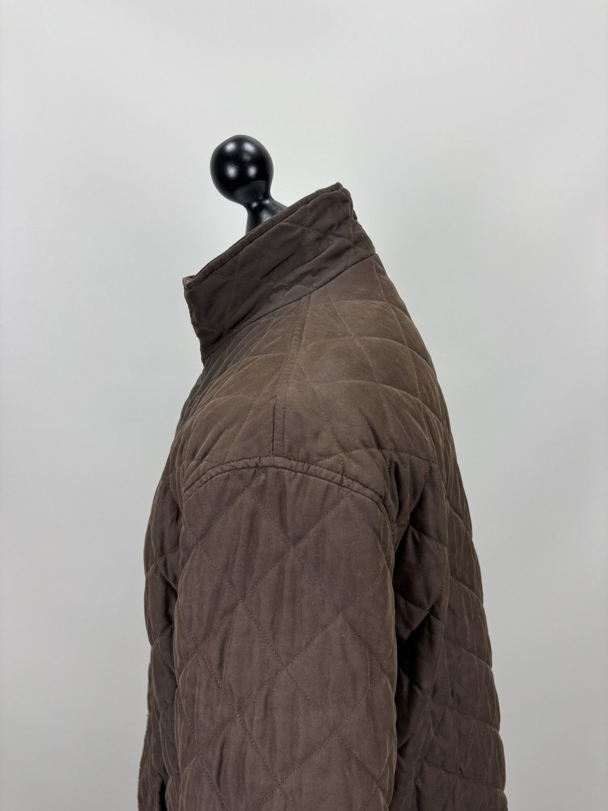 Barbour Mens quilted jacket Barbour Hampton Size XL Color Brown Size US XL / EU 56 / 4 - 12 Thumbnail