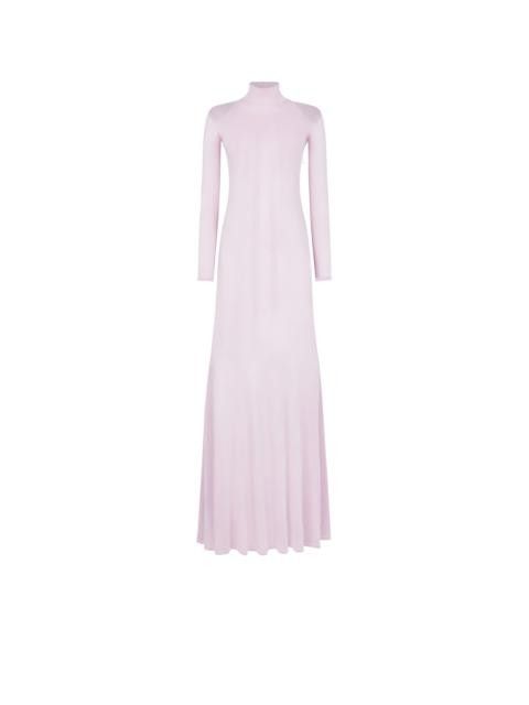 Tom Ford o1w1db10525 ACK406 Slinky Turtleneck Maxi Dress Light Purple Size XL / US 12-14 / IT 48-50 - 1 Thumbnail