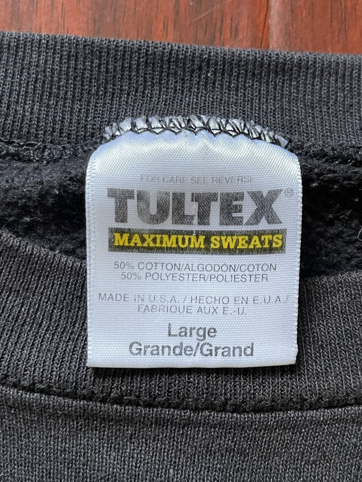 Vintage Lord's Gym Vintage 90s Christian Black Sweatshirt Size XL Size US XL / EU 56 / 4 - 4 Thumbnail