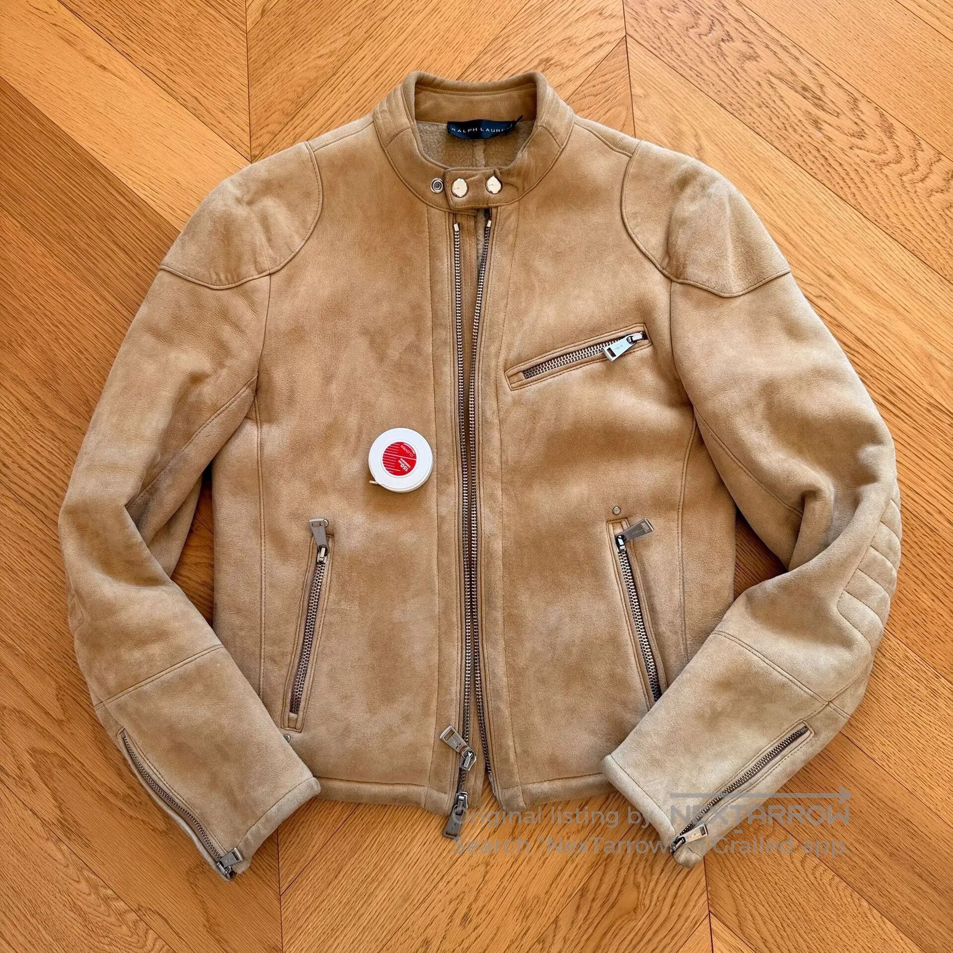 RLX Ralph Lauren Vintage Black Label Leather Motorcycle Jacket. Size US S / EU 44-46 / 1 - 1 Thumbnail