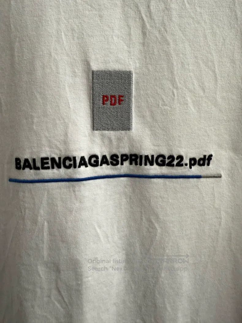 Balenciaga Balenciaga Logo letter printed round neck short sleeve T-s Size US S / EU 44-46 / 1 - 2 Thumbnail