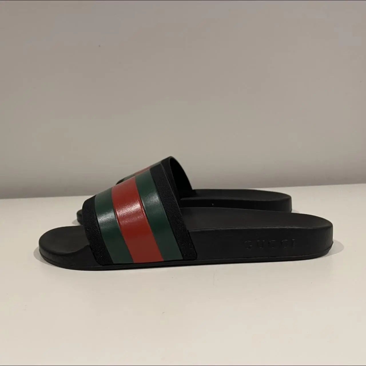 サンダル Gucci Rhein Gg Open Slides Gucci `Rhein GG` Open Slides | Grailed