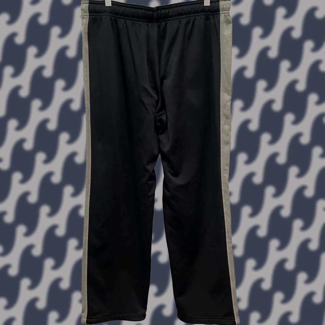 Nike Nike Therma-FIT Mens Large Black Grey Side Stripe Fleece Sweatpants Track Pants Size US 33 - 1 Thumbnail