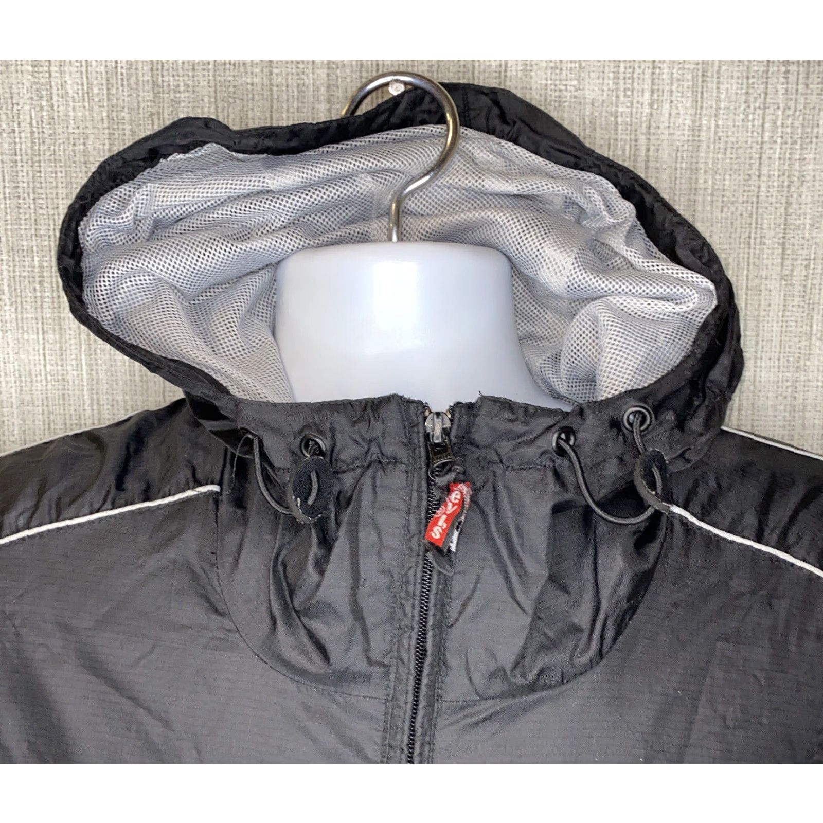 Levi's Levi’s Jacket Mens XL Black Nylon Rain Full Zip Size US XL / EU 56 / 4 - 3 Thumbnail